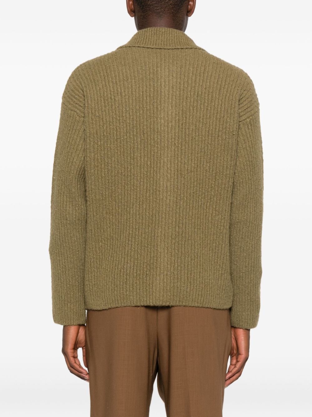 Ribbed Knit Cardigan