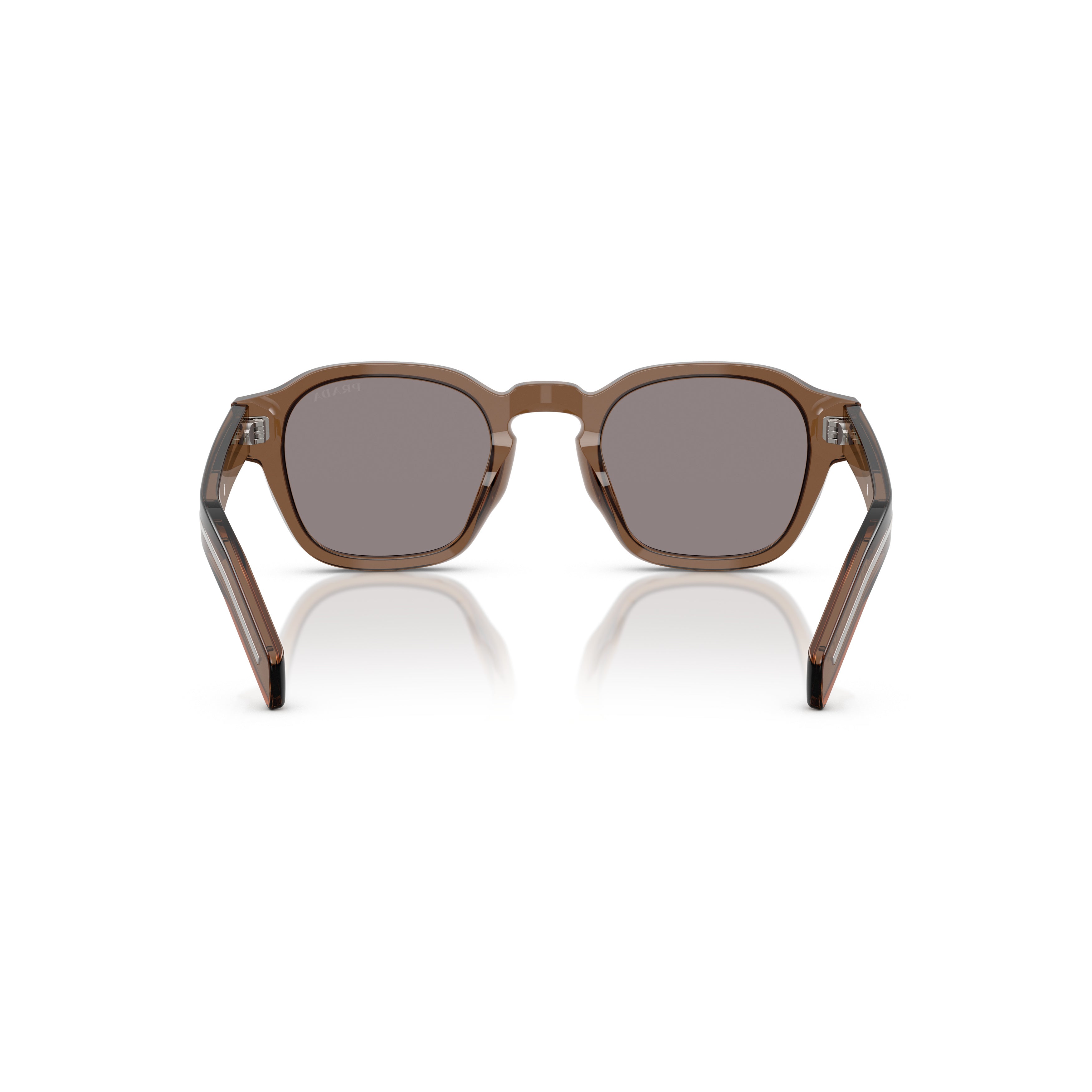 0pr A16s Translucent Brown Square Frame Sunglasses