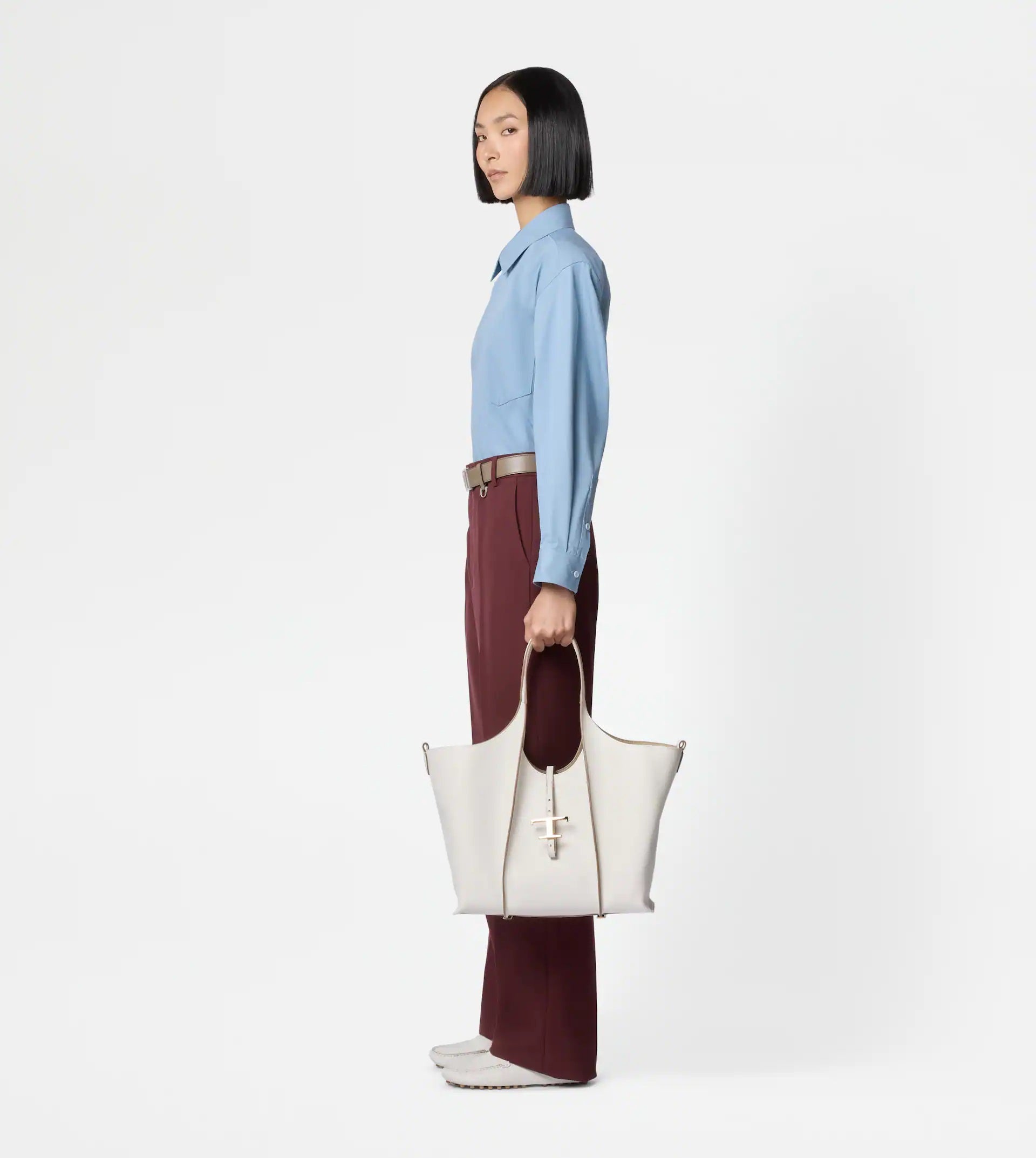 White Tsb Shopping Pend. T Medium Bag