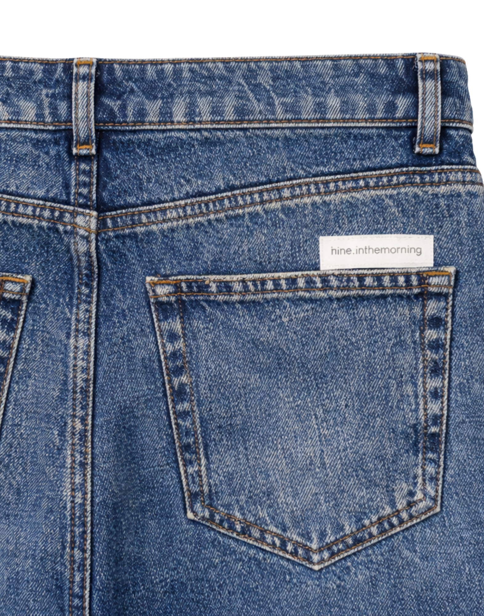 Franca Trumpet Pants With Vintage-Inspired Wash And Five-Pocket Design