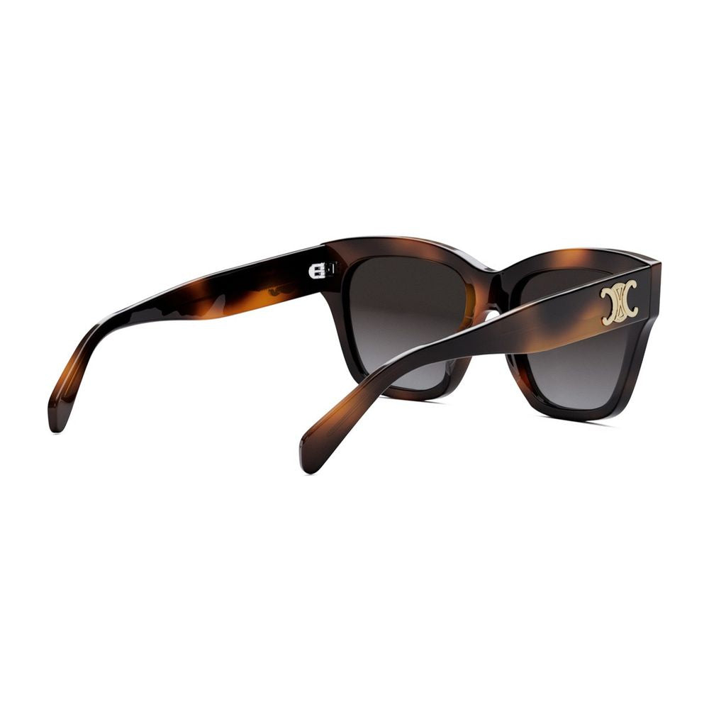 Triomphe Triomphe Geometric Sunglasses With Gold-Tone Emblem
