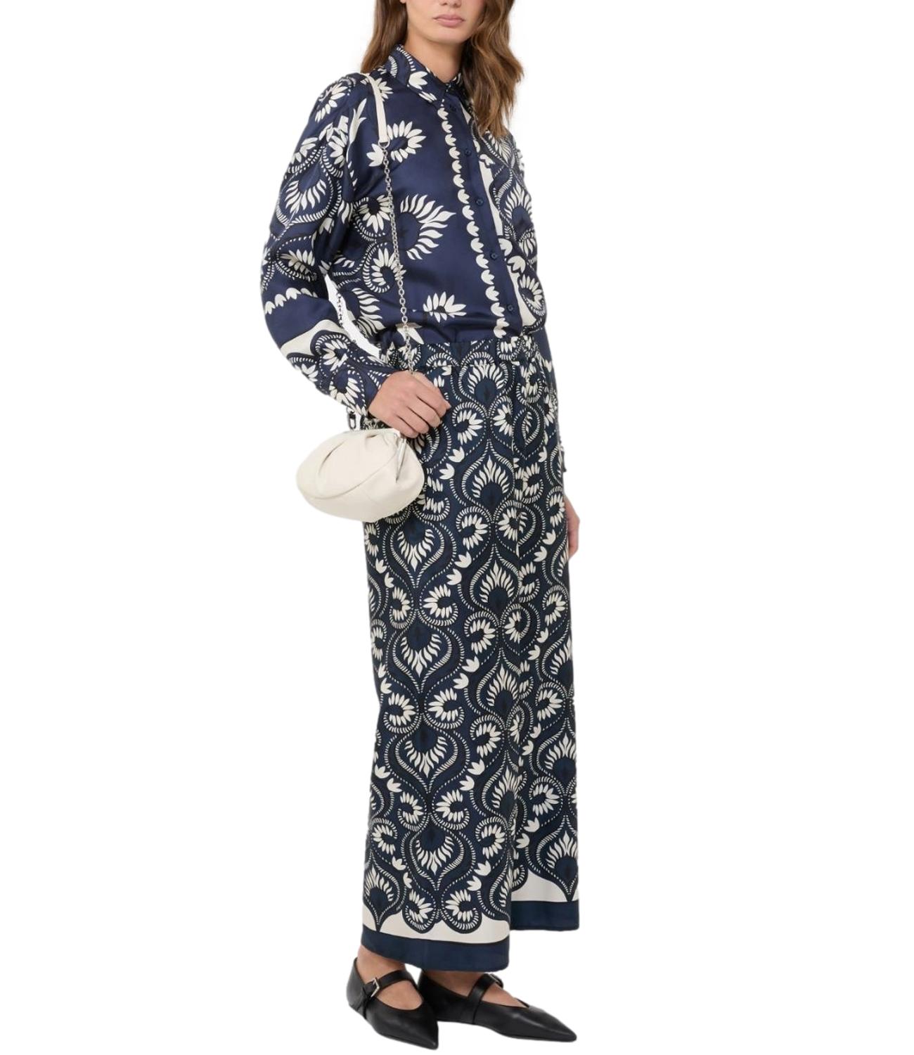 Blue Deco Wkdlastra Silk Shirt