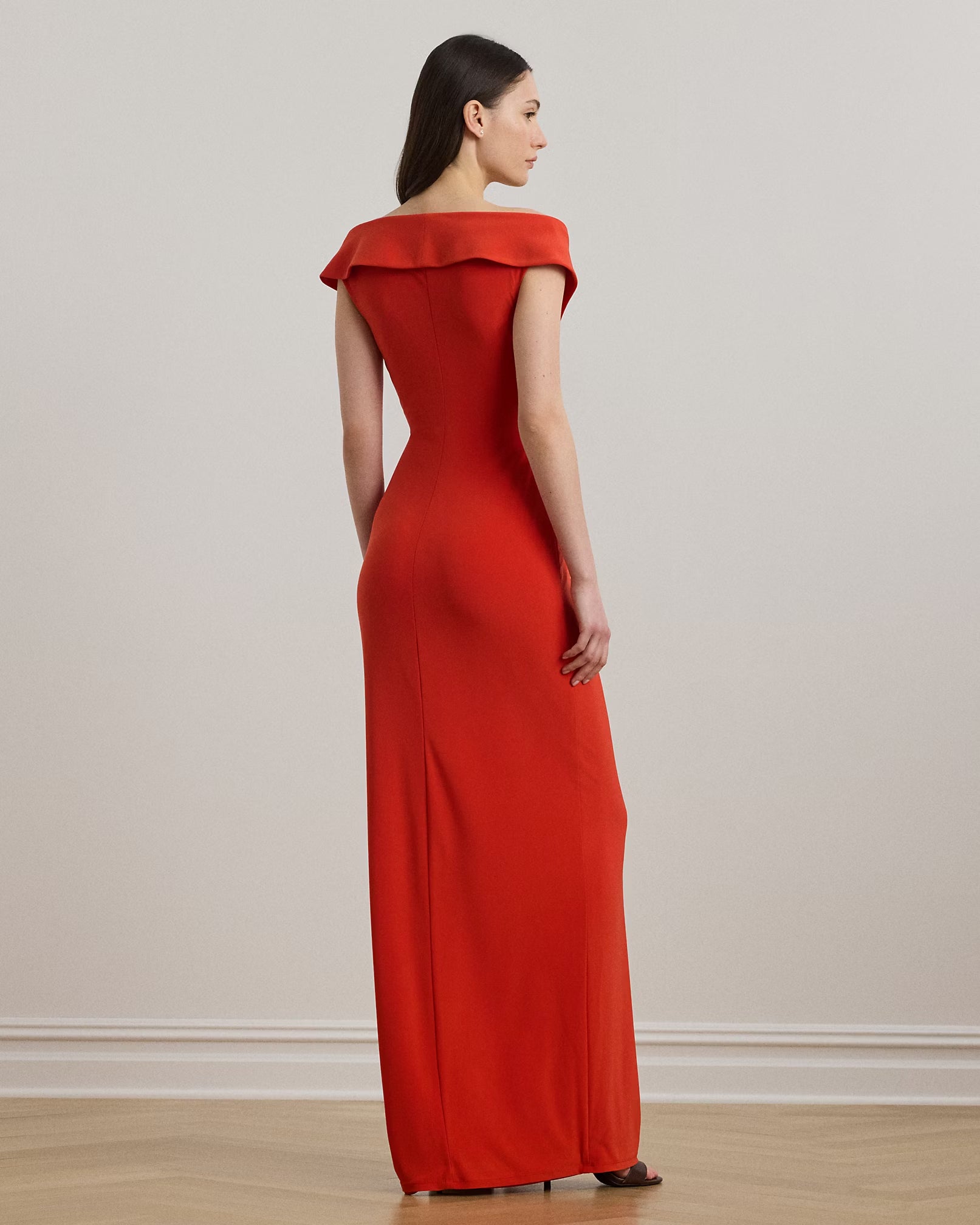 Red Leonidas Sleeveless Evening Gown