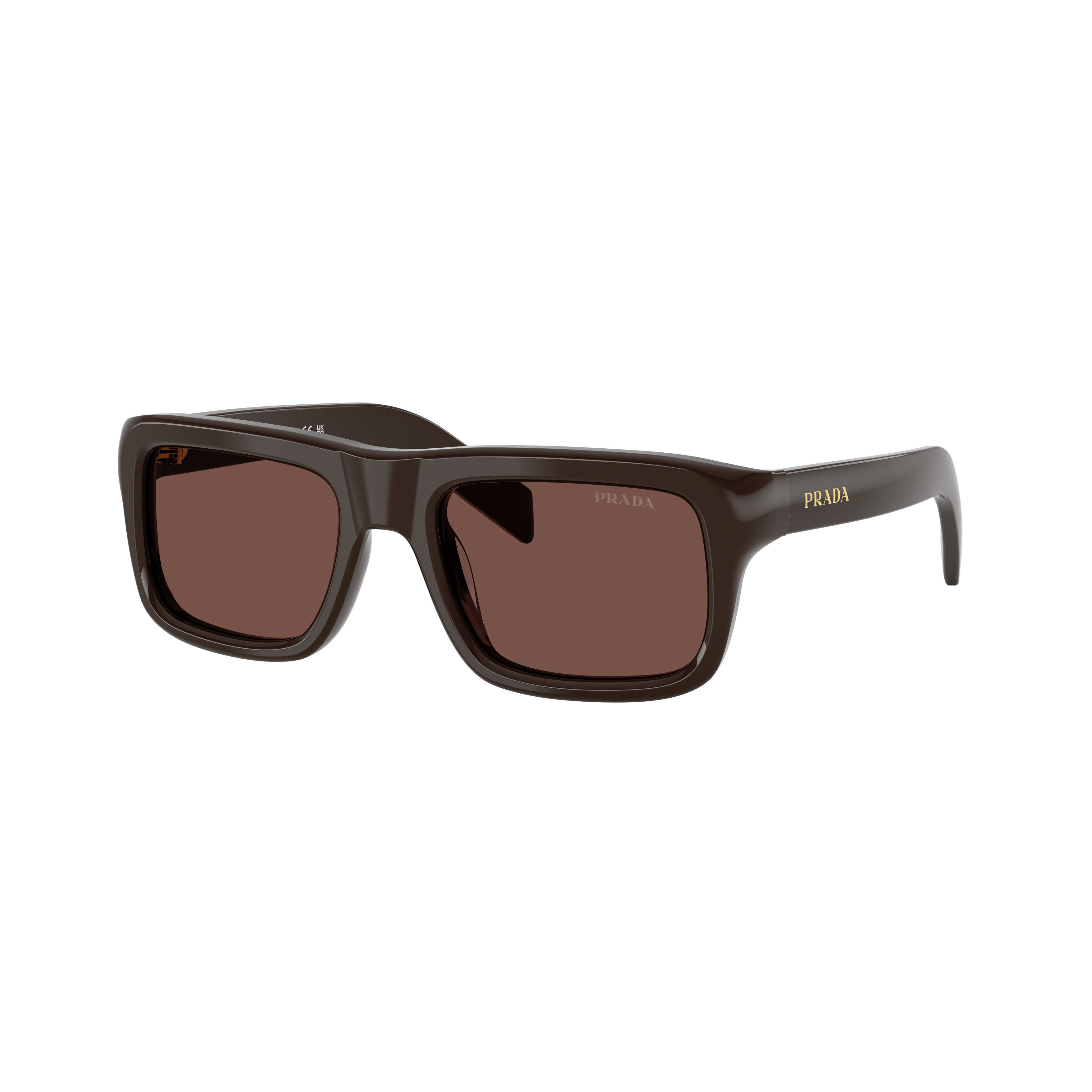 0pr D11s Bold Rectangular Frame Acetate Sunglasses