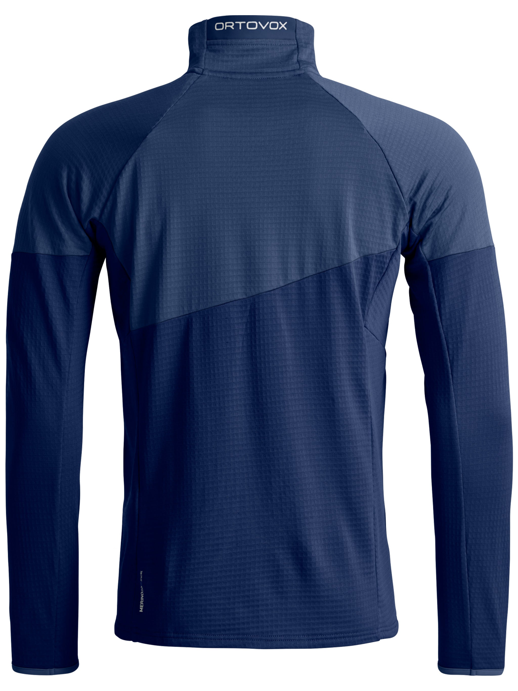 Dark Blue Fleece Light Grid Active Jacket