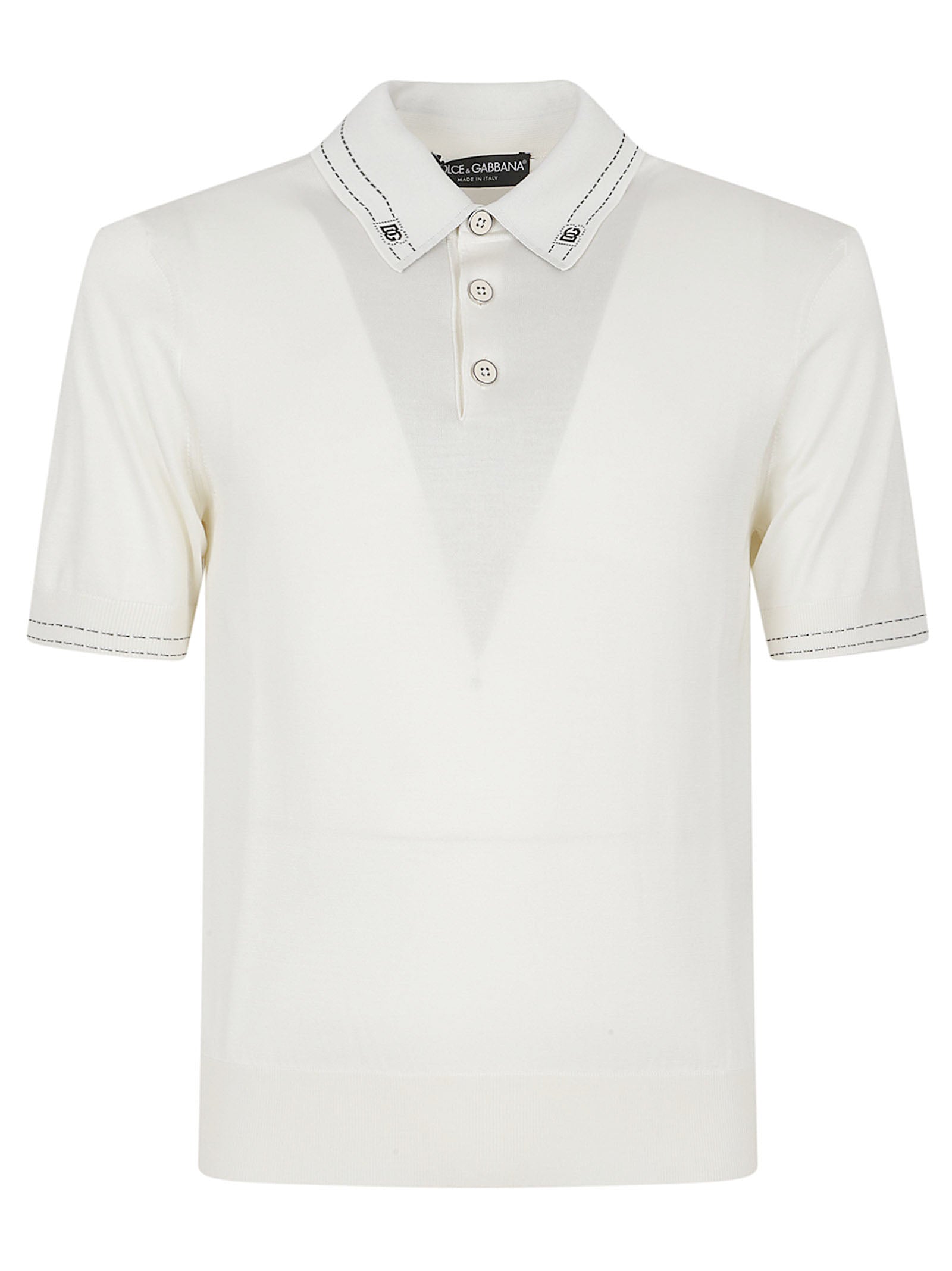 Silk Polo Shirt With Classic Collar