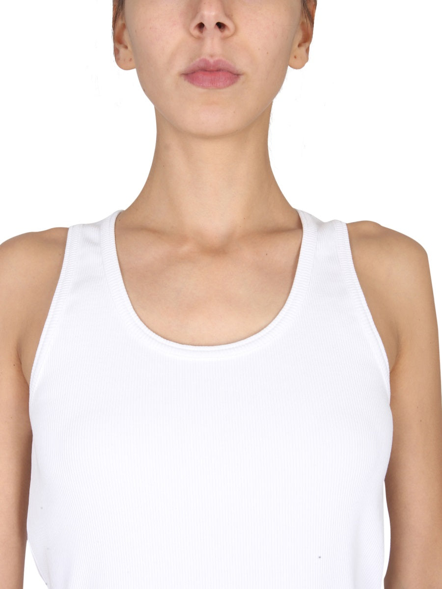 Ribbed Slim-fit Cotton Long-sleeved Top