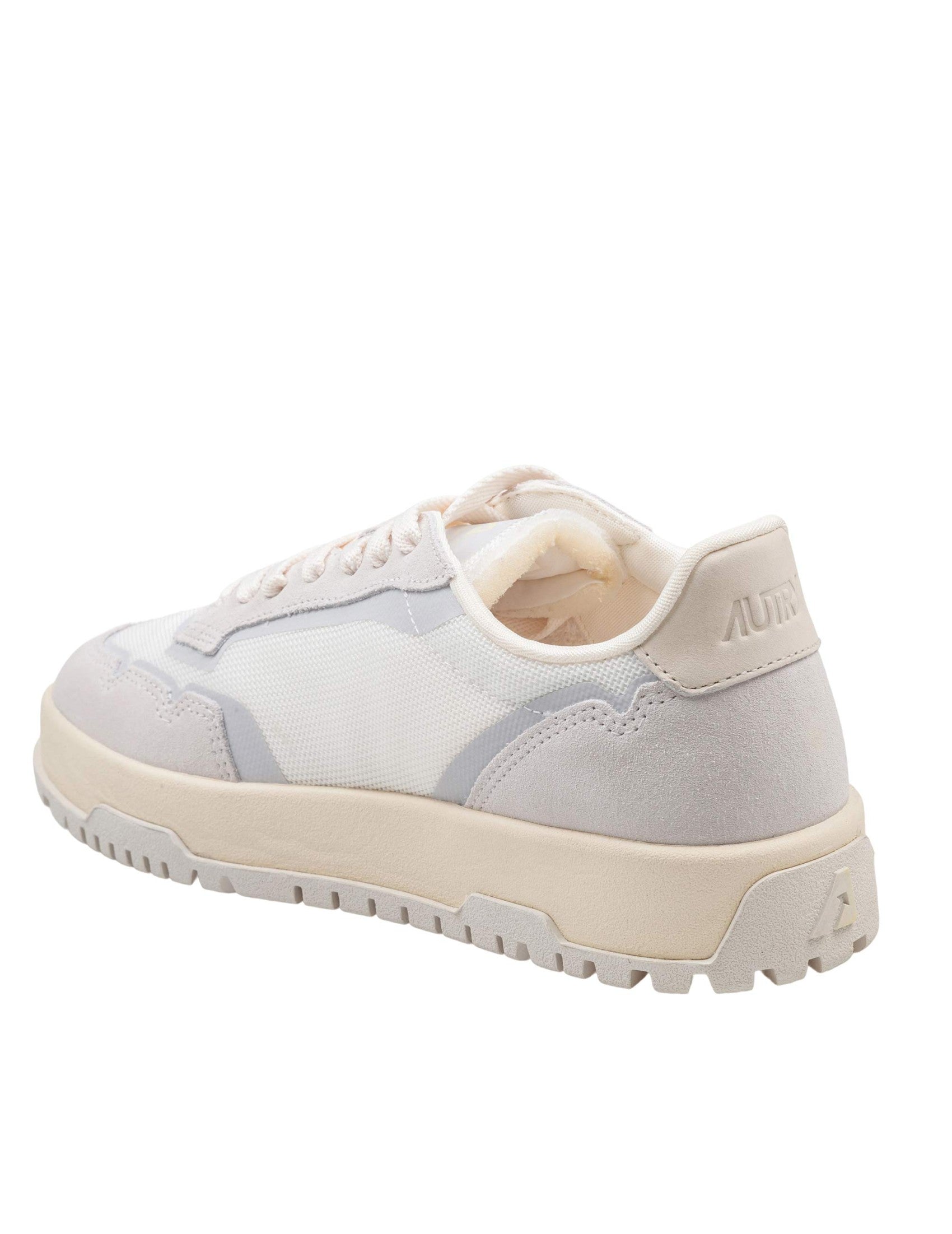 Wildpace Low Mesh And Suede Sneakers, White
