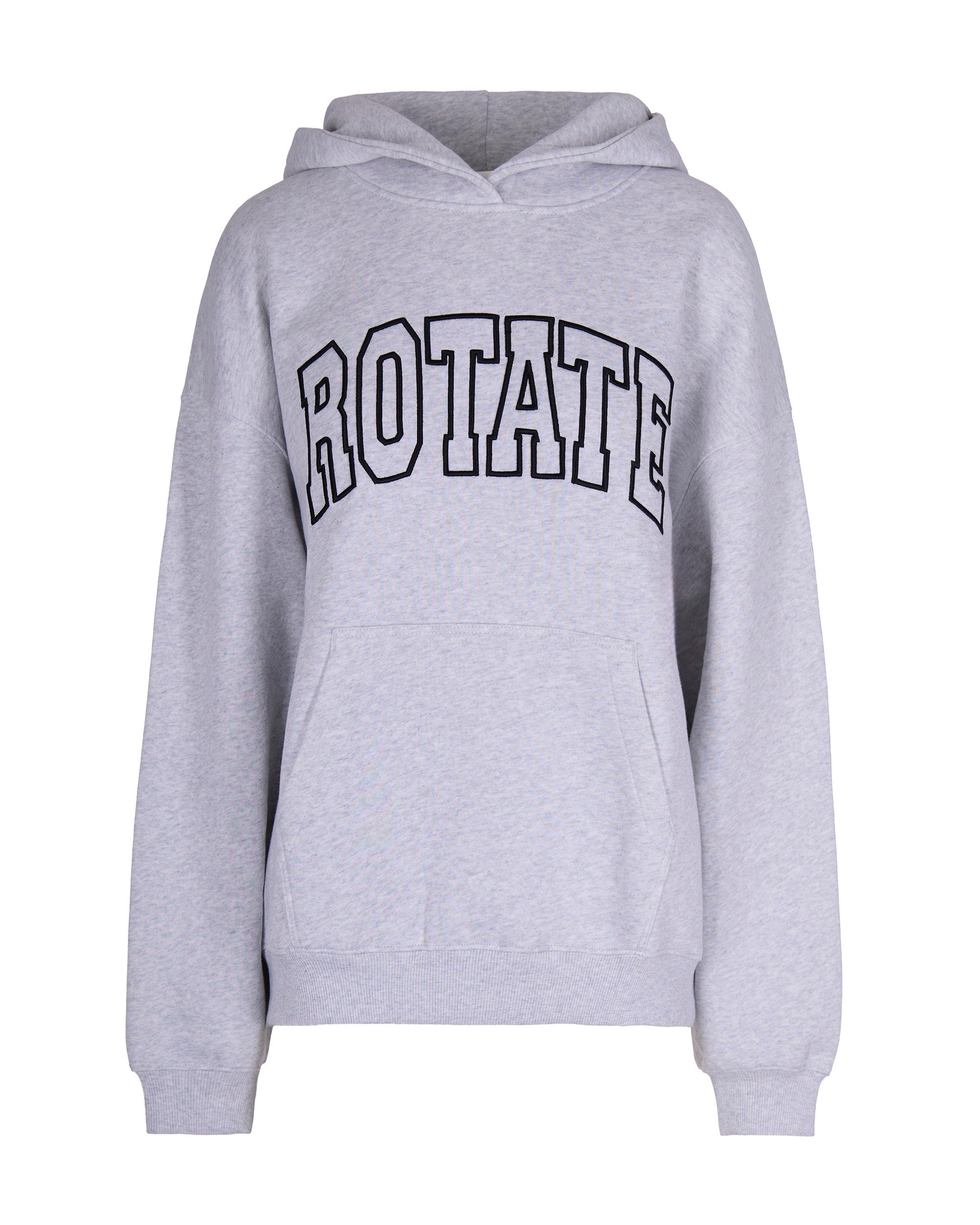 Light Grey Melange Heavy Sweat Hoodie