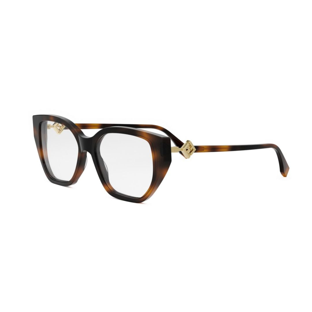 Fe50100i Oversized Tortoiseshell Square Frame Eyeglasses