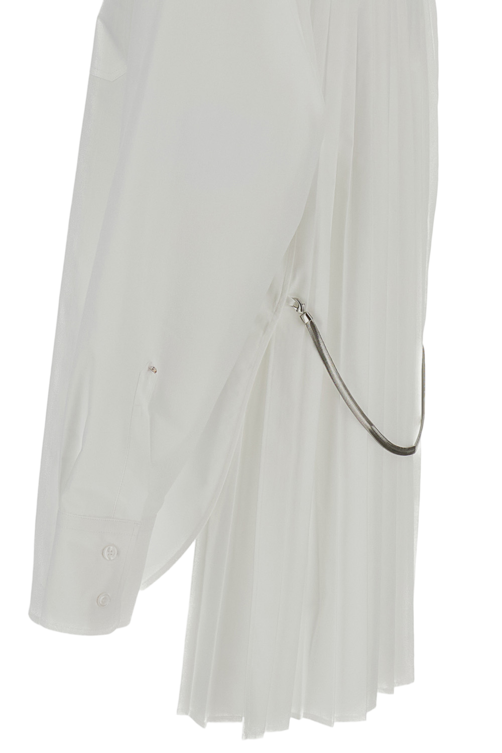White Nespola Cotton-Blend Shirt