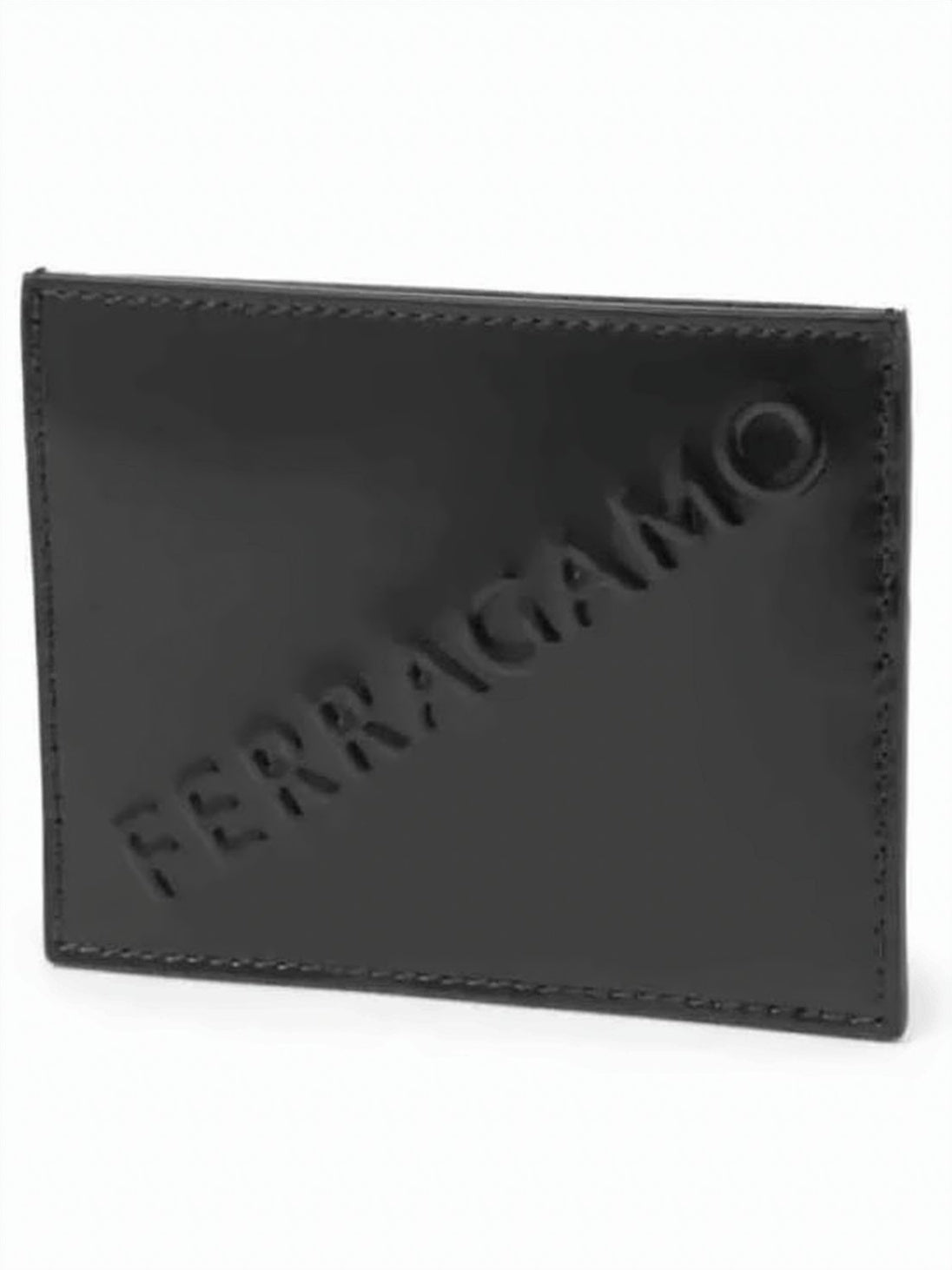 Black Calf Leather Card Wallet