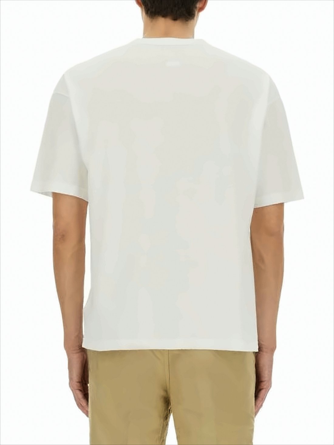 Graphic Print Cotton Crew Neck T-Shirt