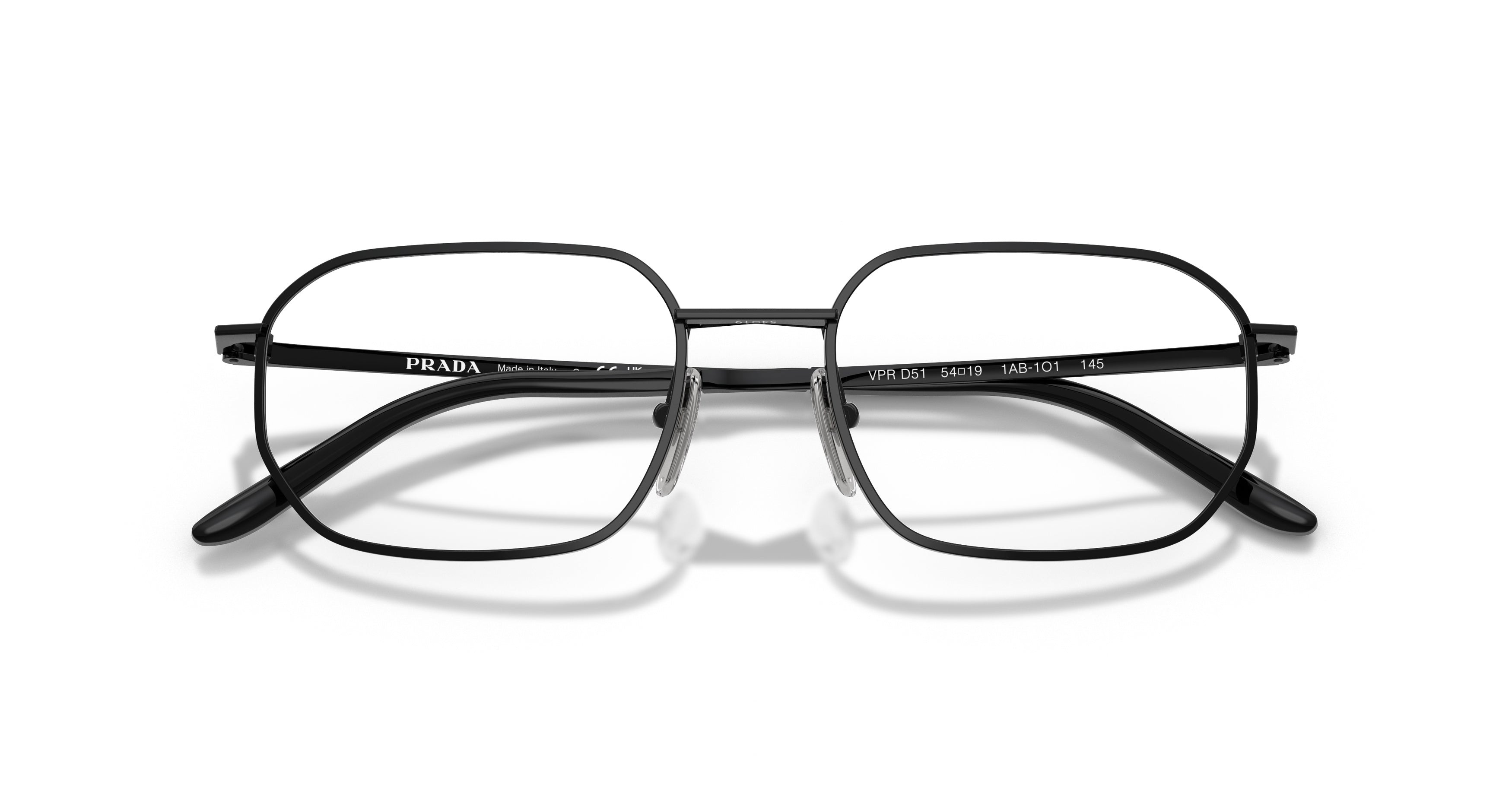 0pr D51v Geometric Metal Frame Sunglasses
