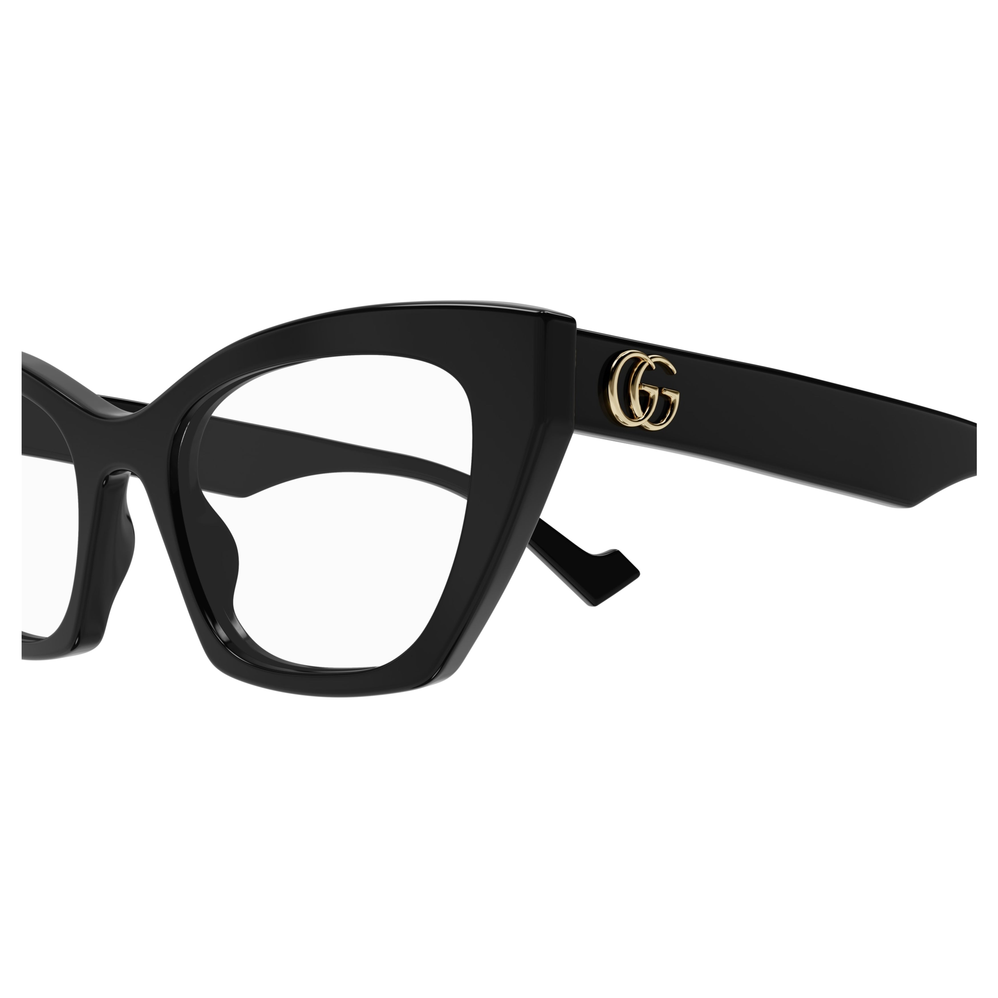 Black Gg1334o Oversized Recycled Acetate Eyeglasses
