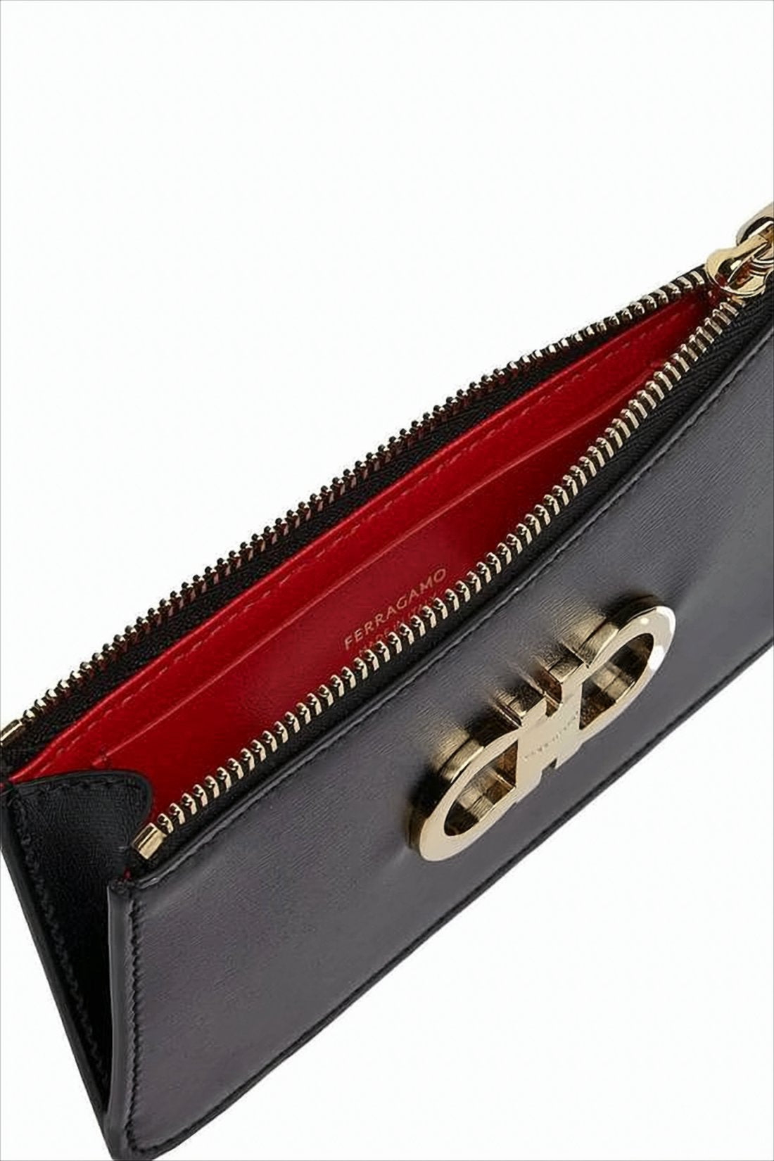 Rectangular Calf Leather Card Wallet