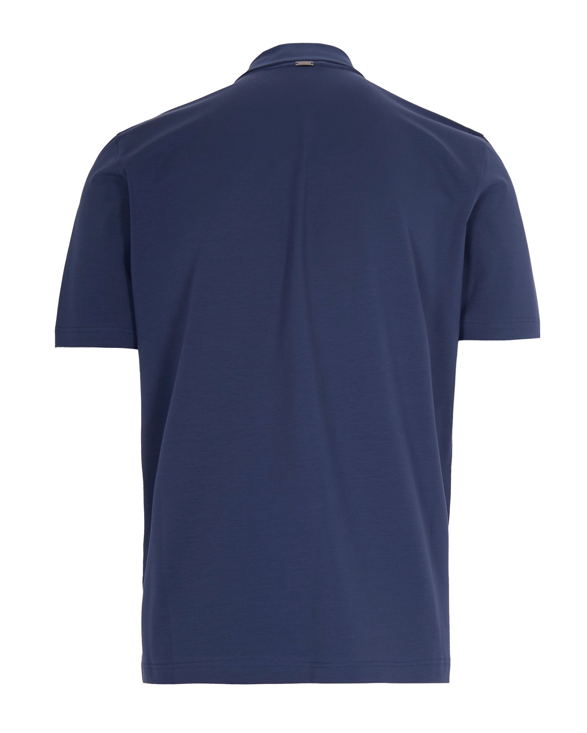 French Collar Stretch Jersey Polo Shirt
