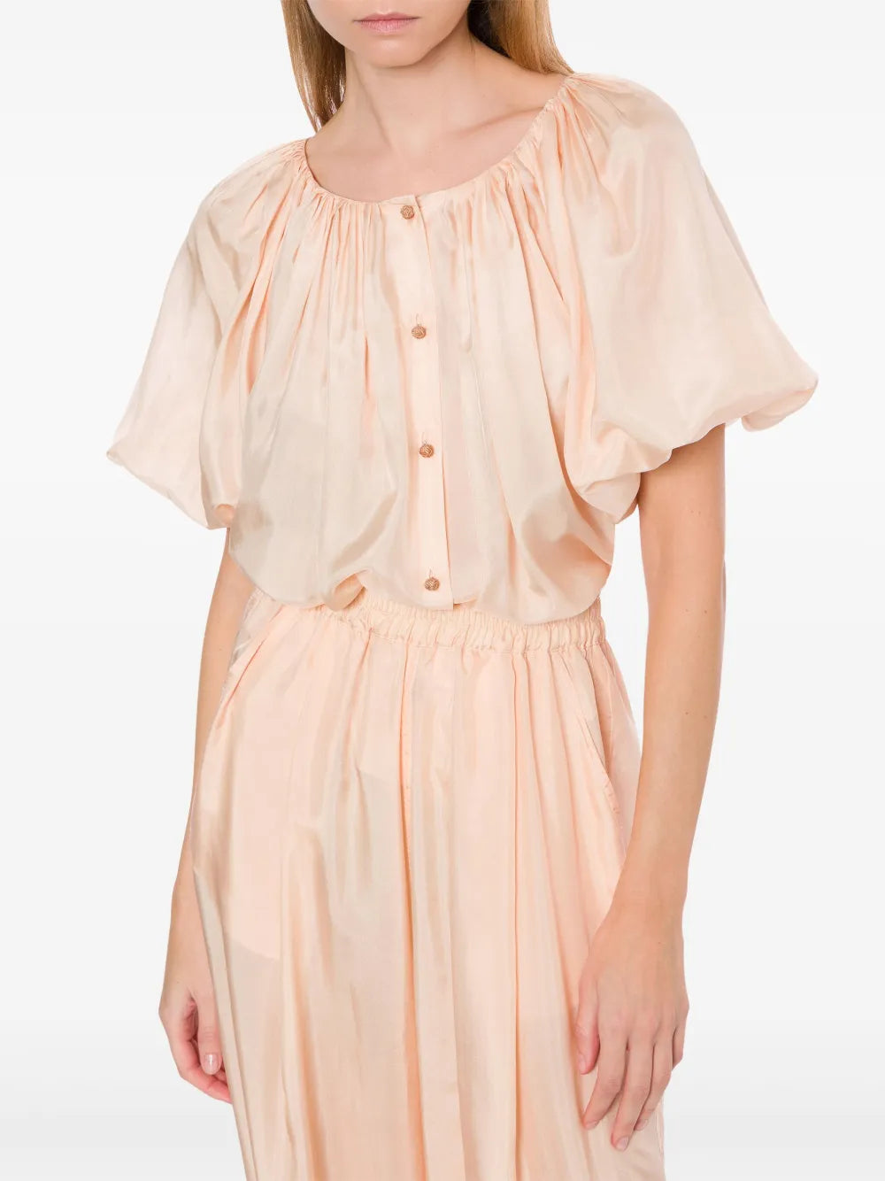 Classic Tailored Shirt With Button-Down Front And Pointed Collar