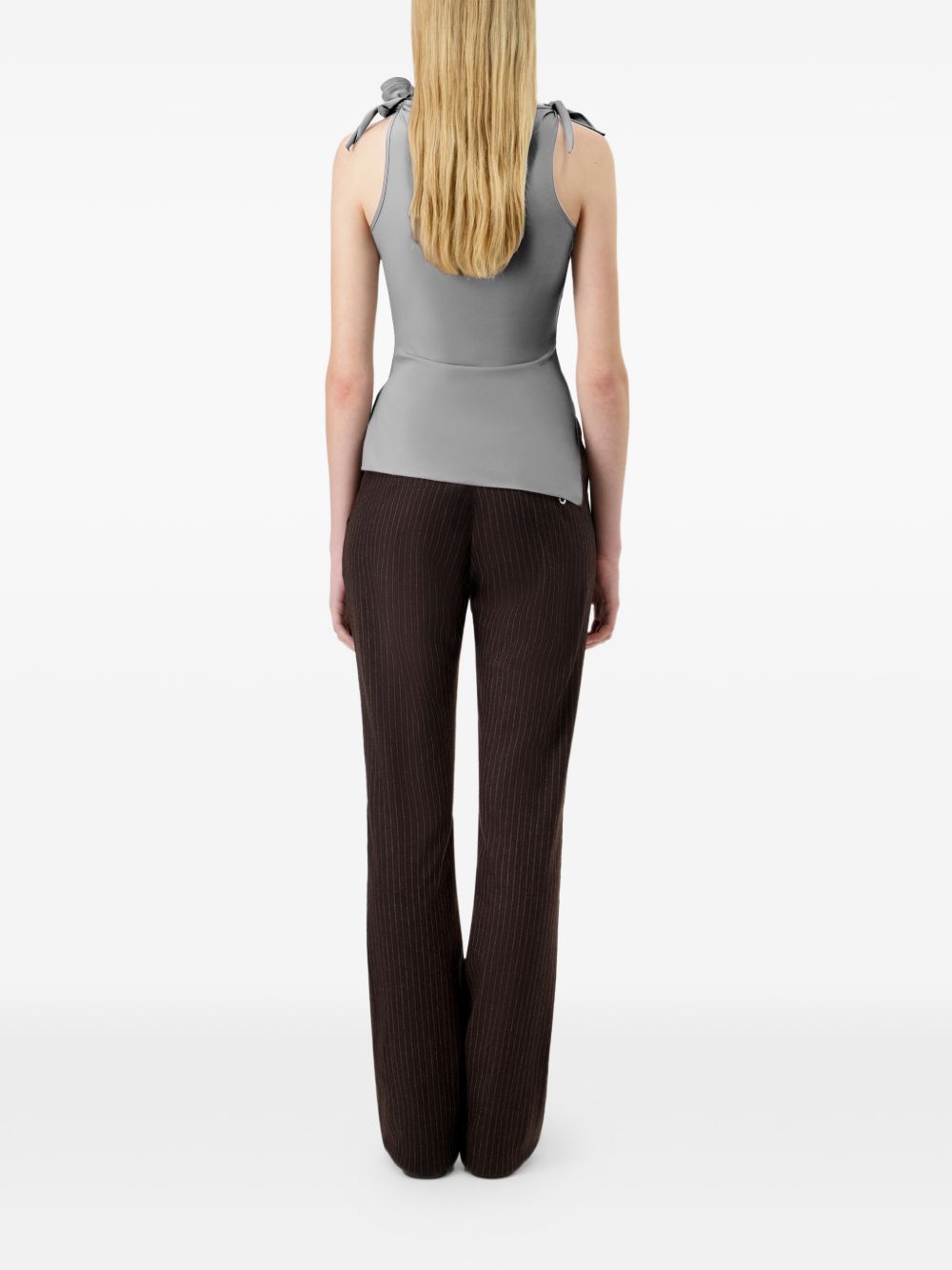 Asymmetrical Grey Tank Top