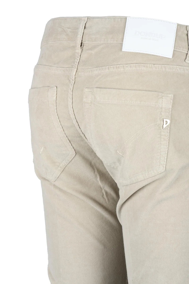 Monroe Velvet Trousers - White
