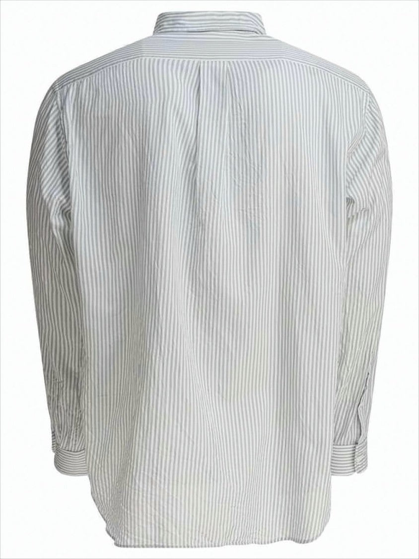 Relaxed Fit Vertical Striped Long-sleeve Kaptain Sunshine Shirt