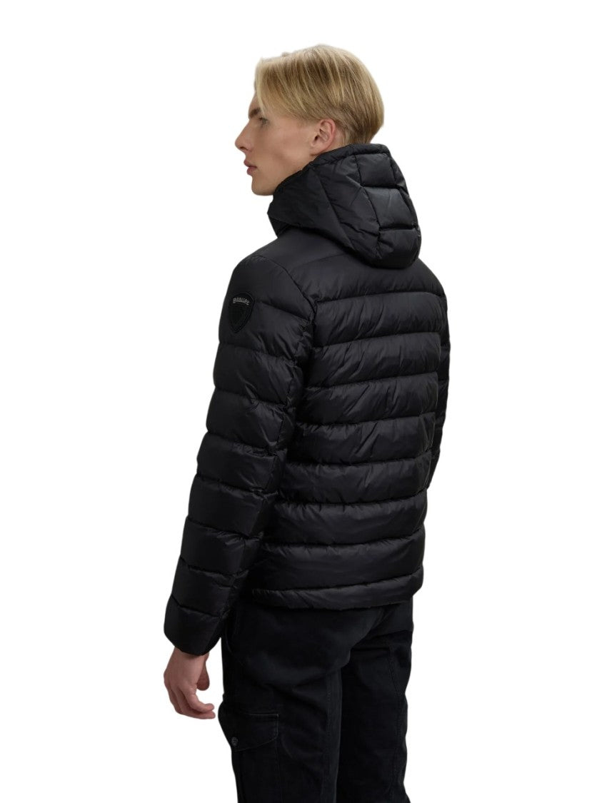 Lightweight Quilted Down Coat with Adjustable Hood
