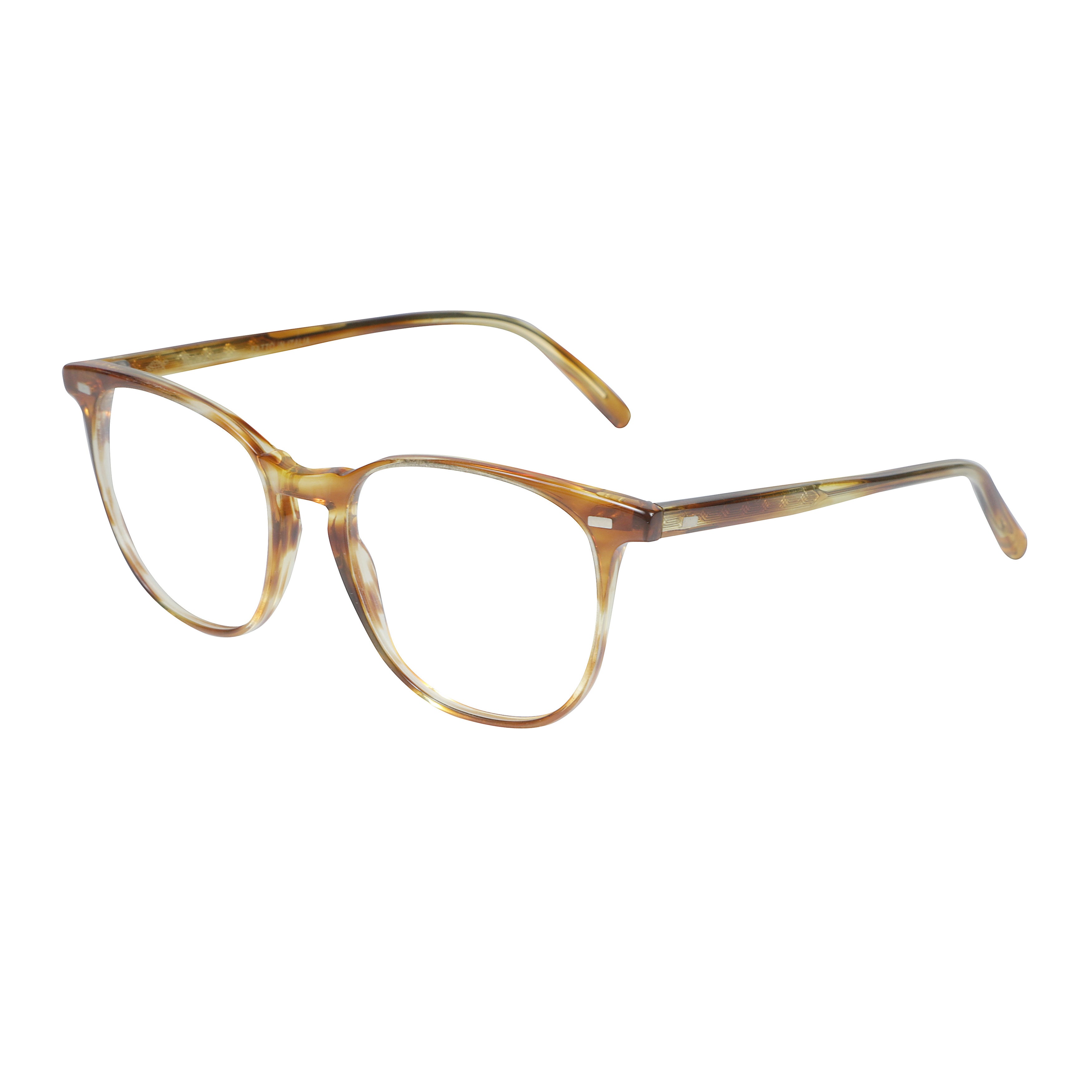 Simple Round Tortoiseshell Sunglasses with Keyhole Bridge