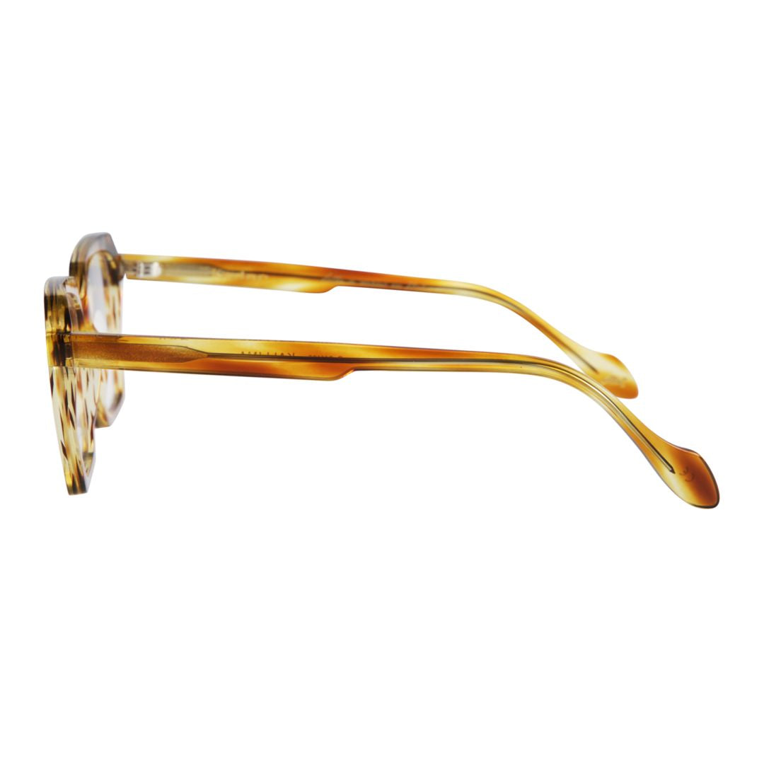 Kallima Light Bold Tortoiseshell Pattern Square Frame Eyeglasses