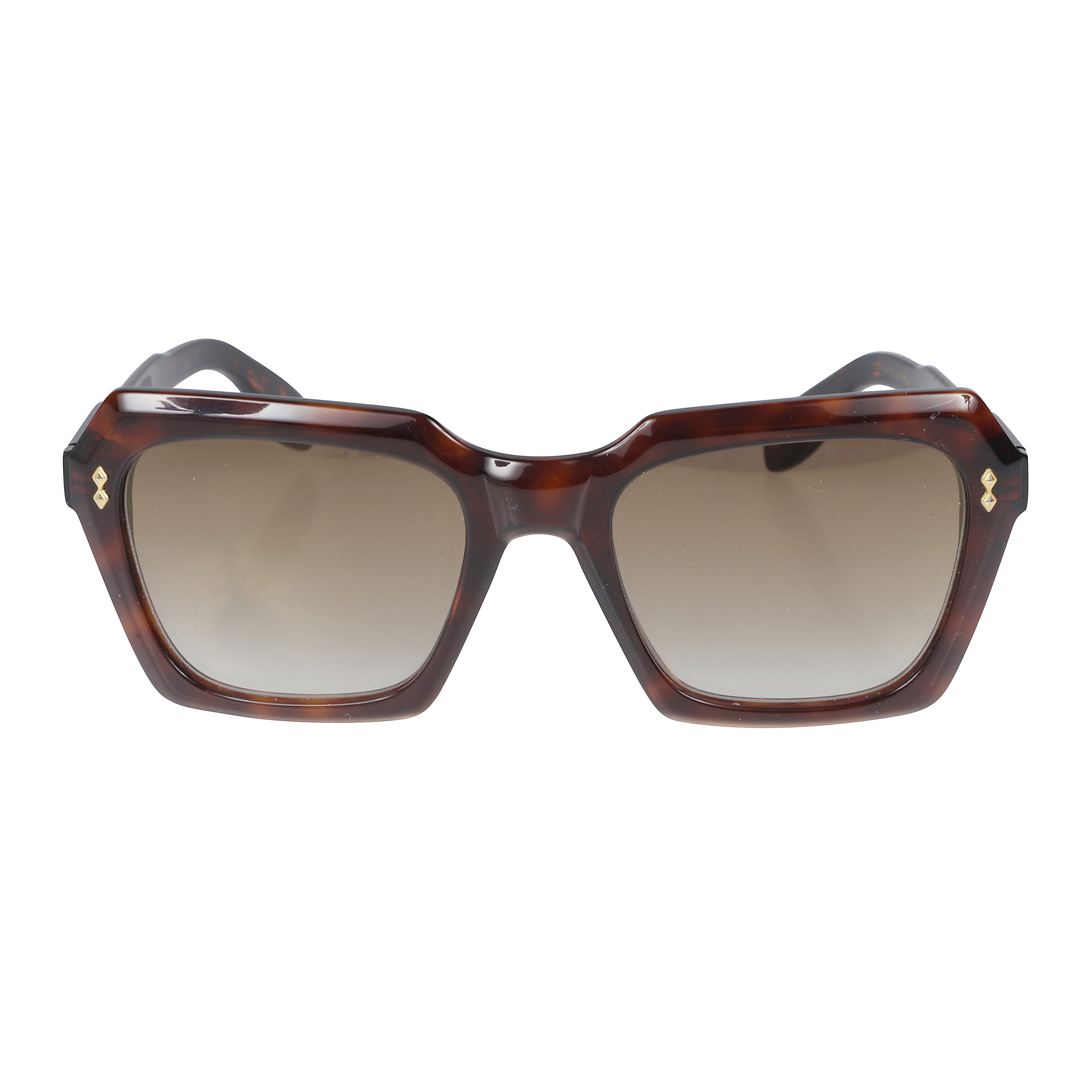 Klara Glamour Oversized Square Frame Tortoiseshell Sunglasses