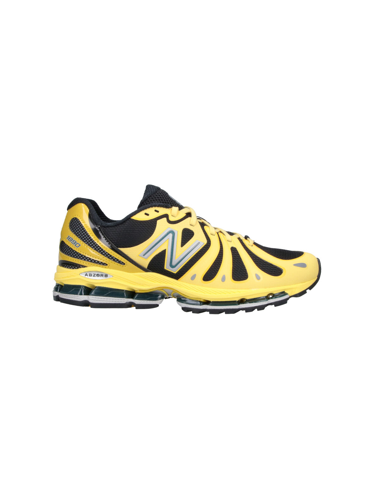 Yellow 1890 Fabric Mesh Cushion Sneakers