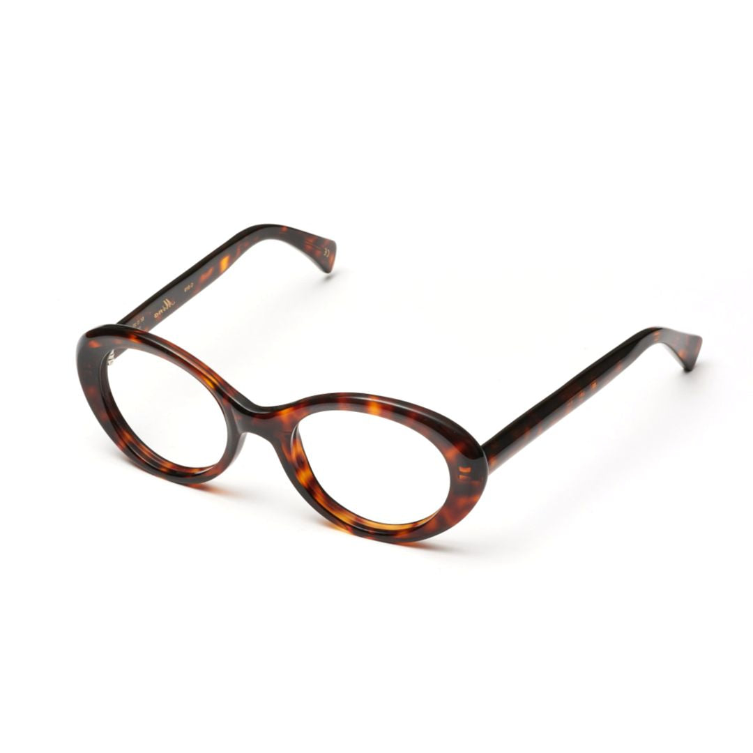 Mina Tortoiseshell Oval Frame Sunglasses with Vintage Appeal