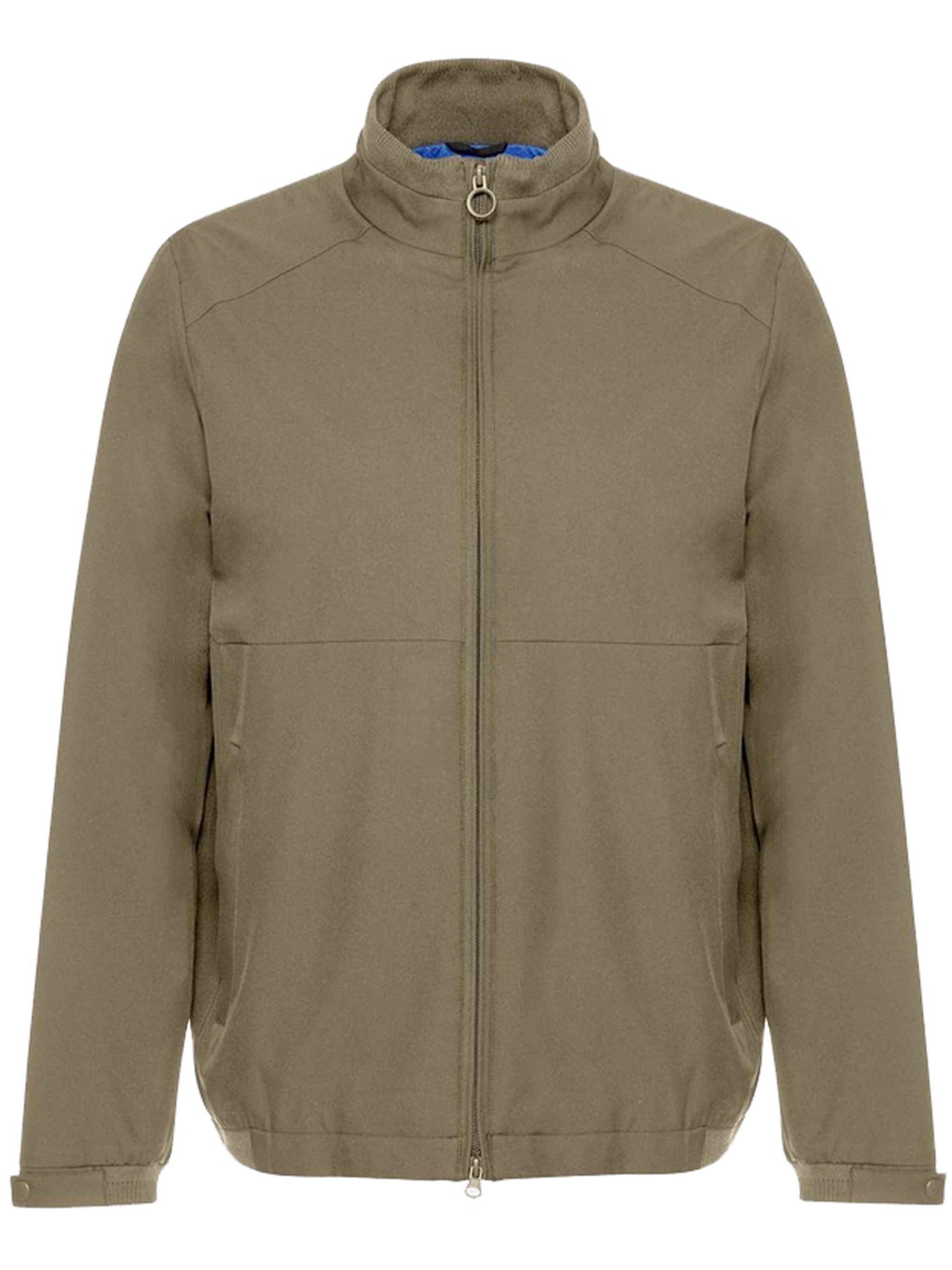 Spherica Brown Minimalist High Collar Jacket
