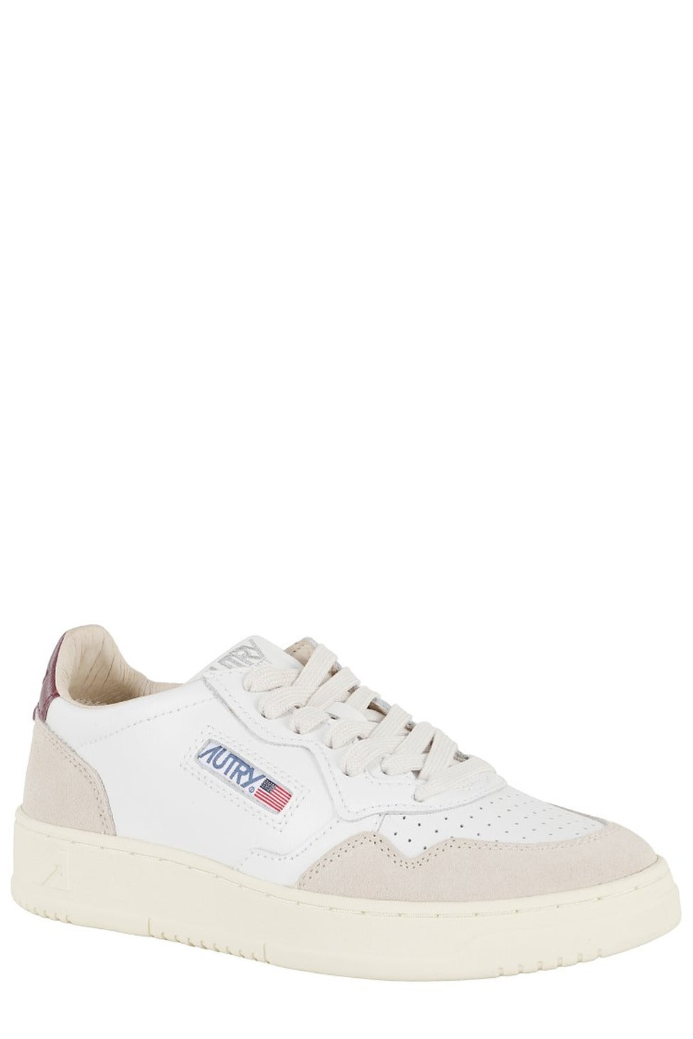 Medalist Low Sneakers With Suede Inserts And Signature Logo