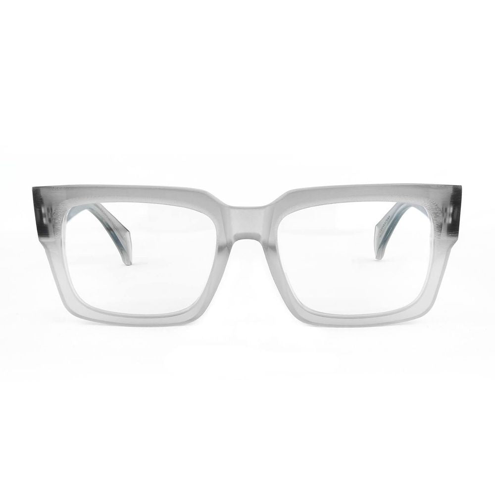 Arthur Rough Translucent Grey Rectangular Acetate Eyewear