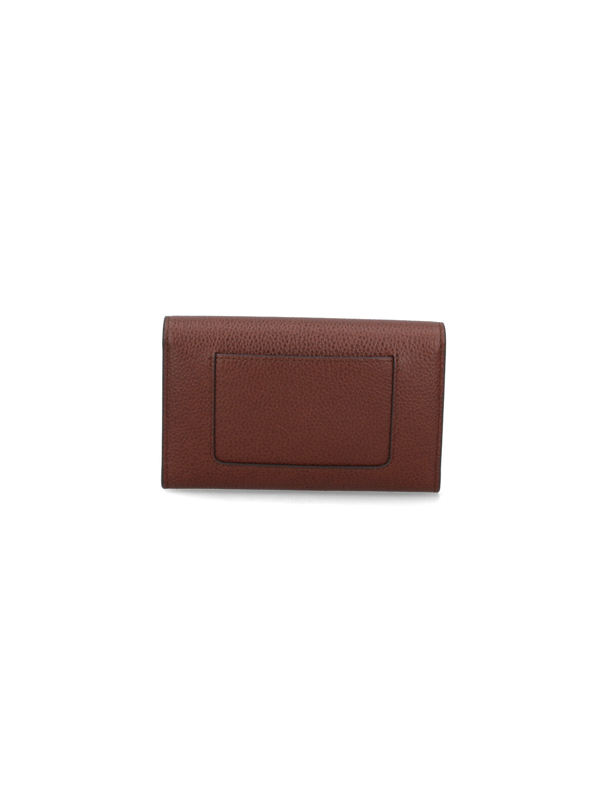 Darley Medium Wallet In Brown Pebbled Leather