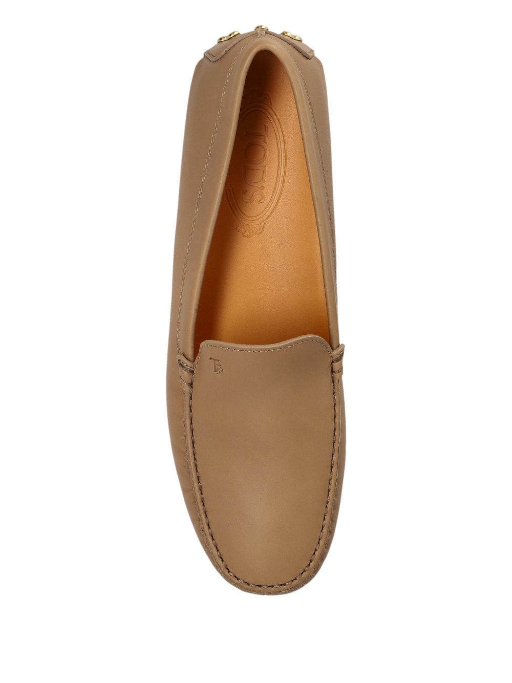 Minimalist Leather Loafers with Moccasin Toe Design