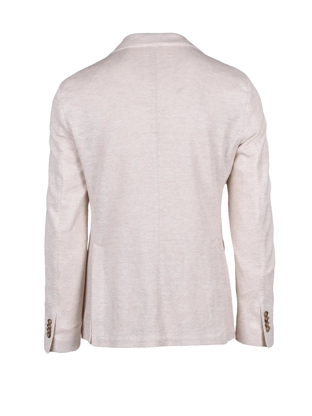 Beige Linen Cotton Blazer Jacket