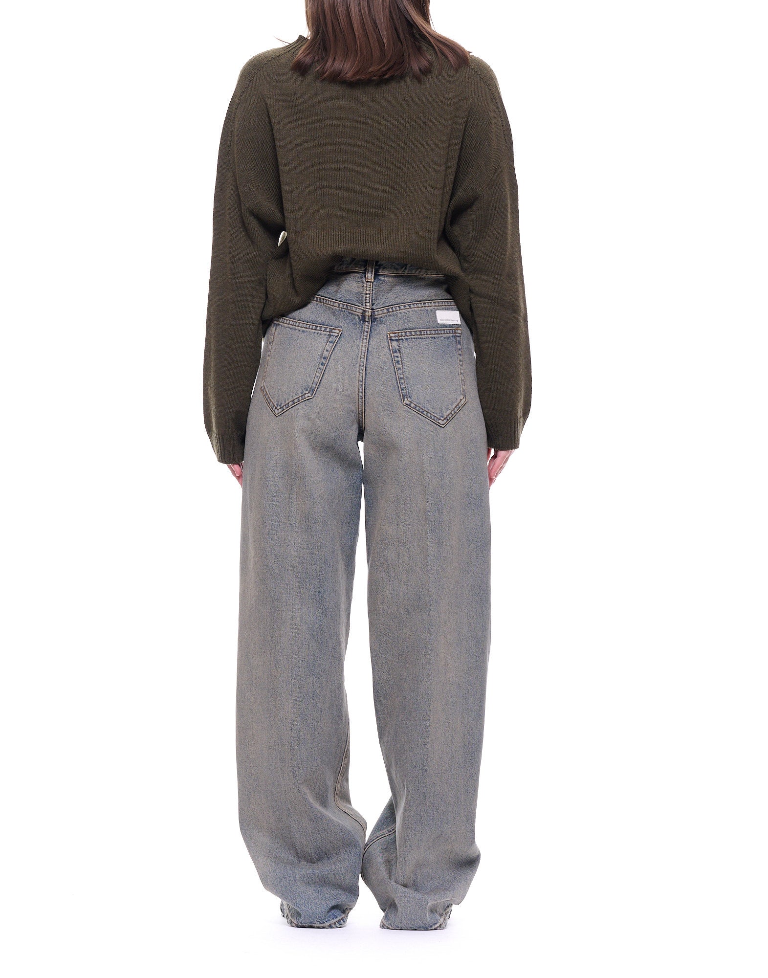 Relaxed Boyfriend-Fit Jeans With High-Rise Waist