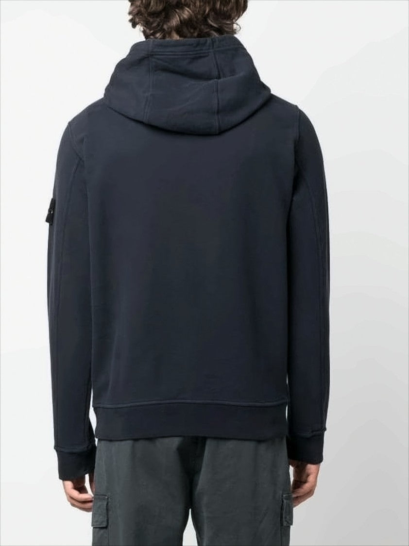 Classic Pullover Hoodie with Distinctive Patch Logo