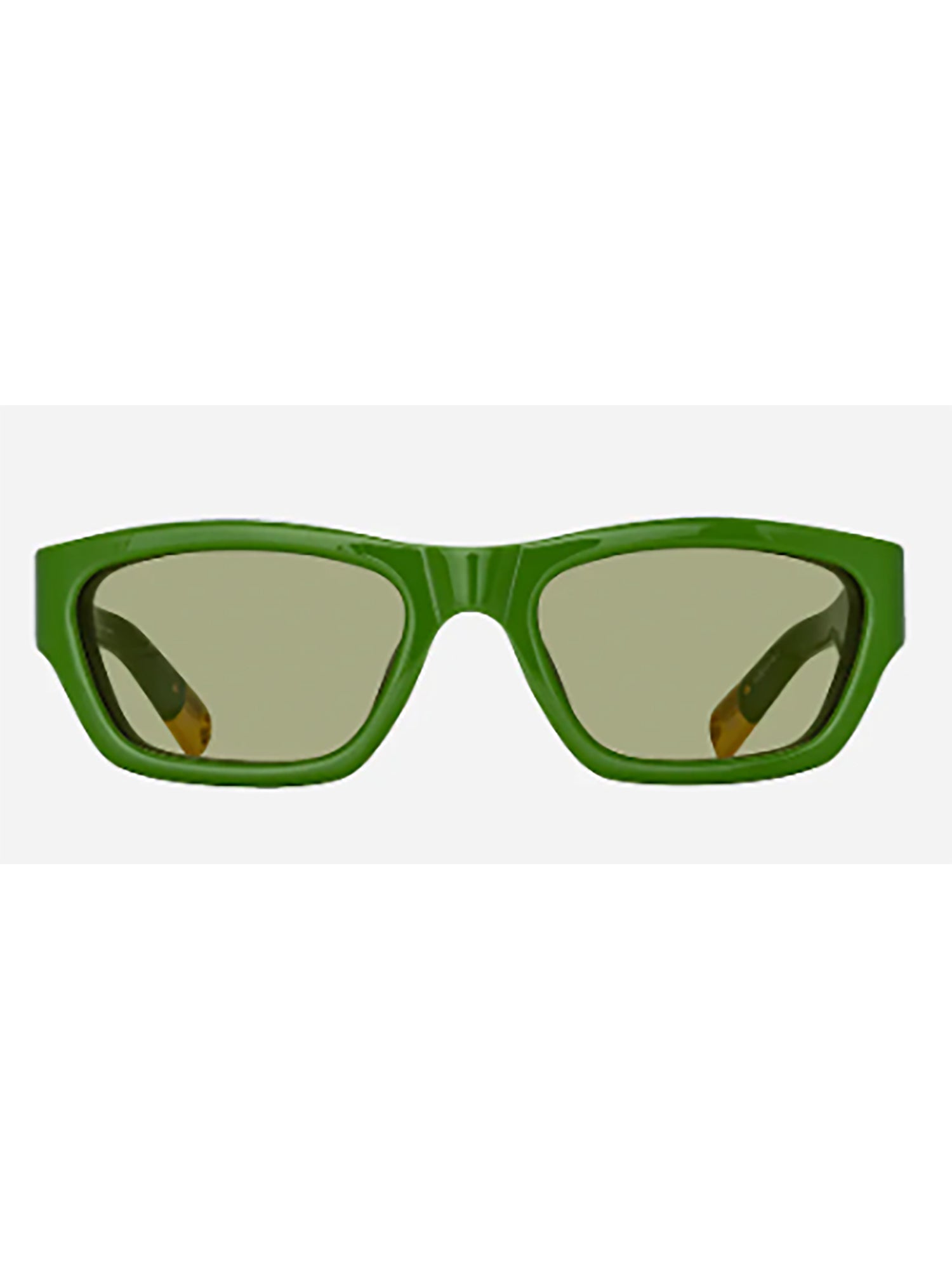 Geometric Green Acetate Meridiano Sunglasses
