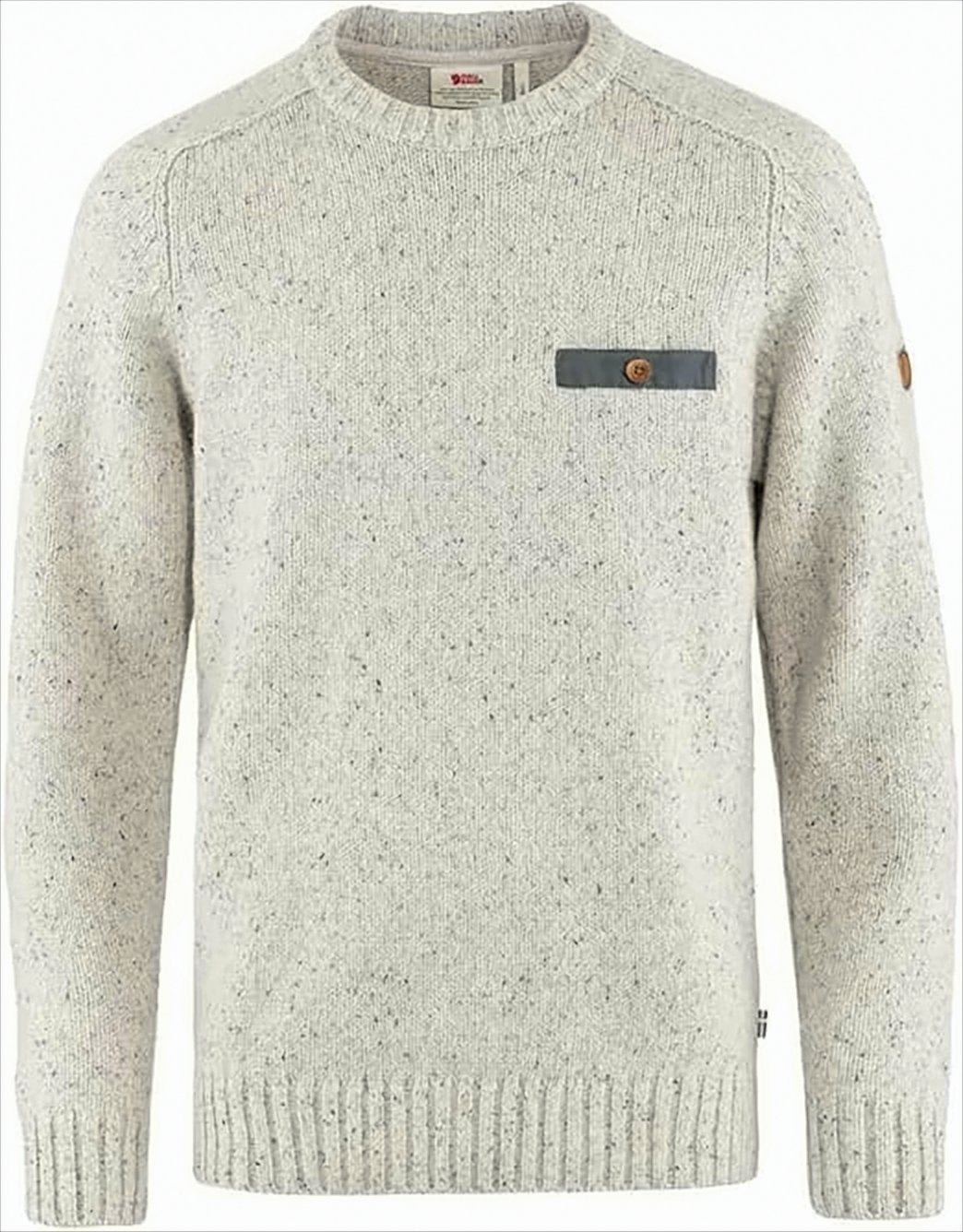 Crew Neck Speckled Knit Sweater