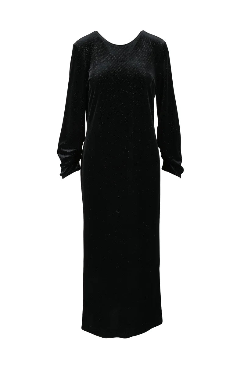 Velvet Dress Stretch - Black