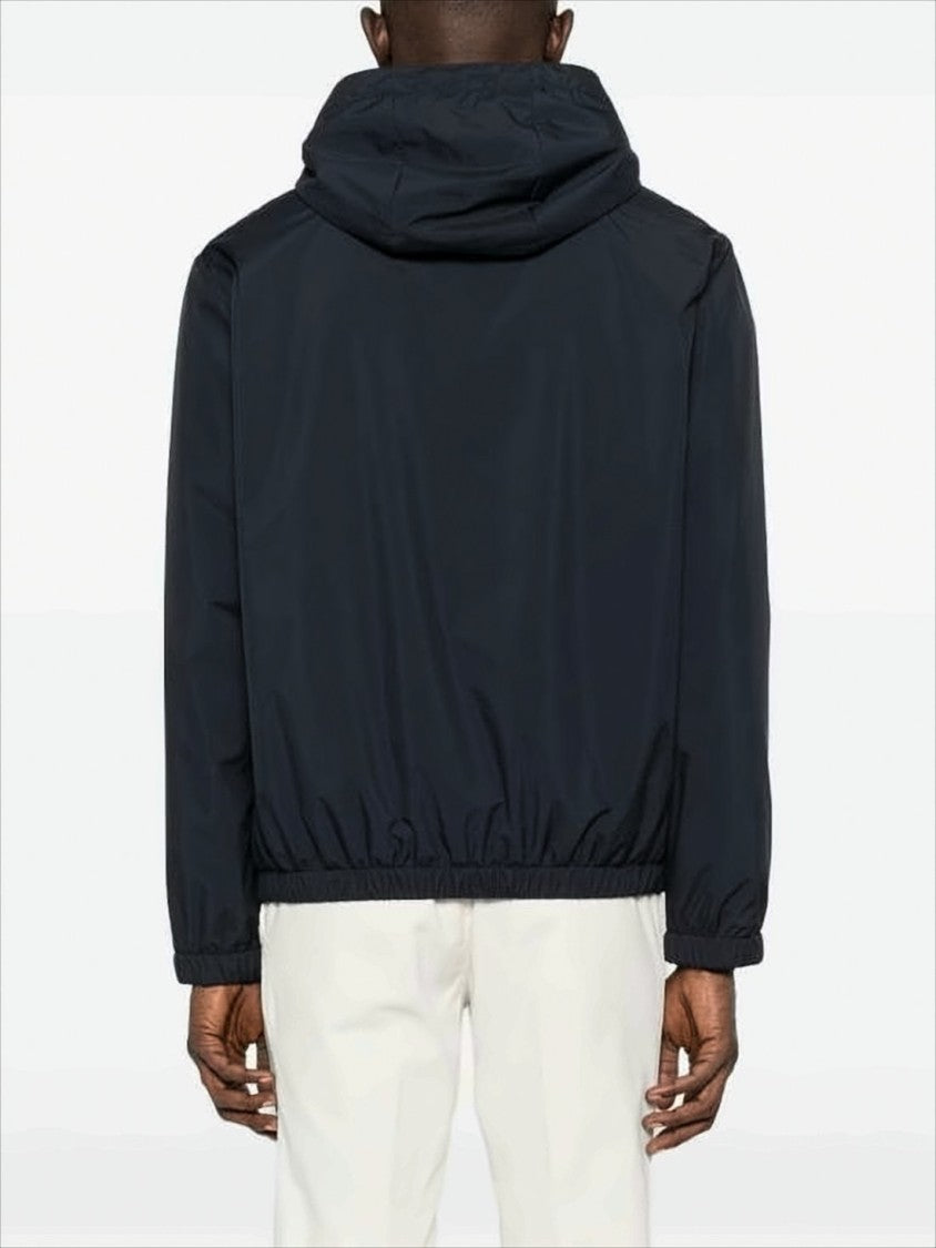 Lightweight Matte Finish Lardini Jacket With Adjustable Hood
