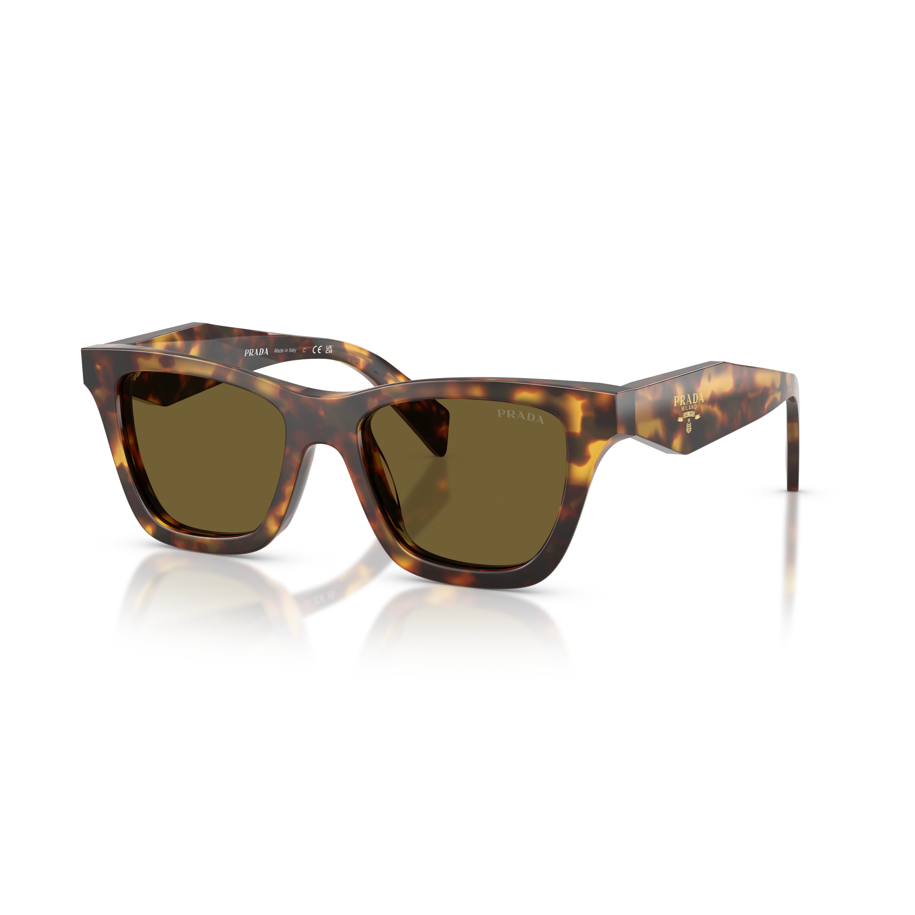 0pr C07s Square Frame Tortoiseshell Sunglasses