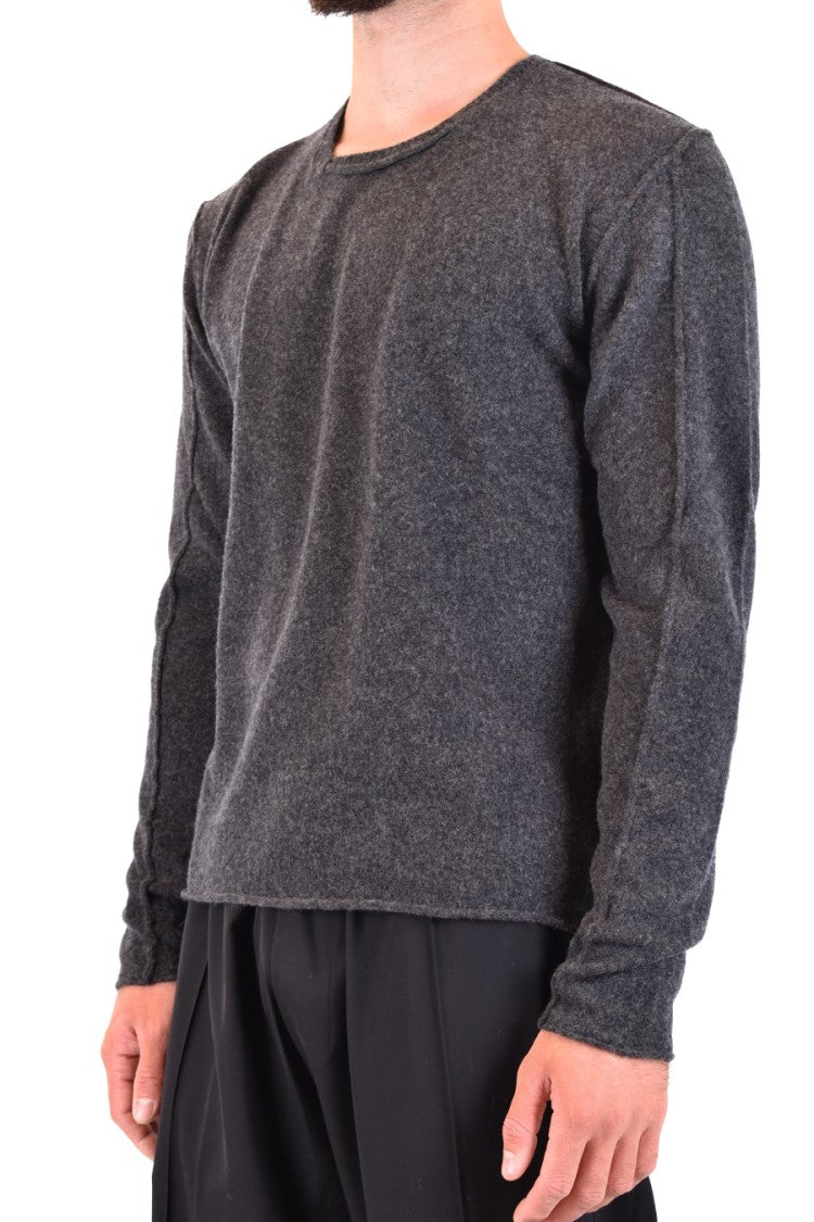 Sophisticated Knit Sweater With Textured Fabric