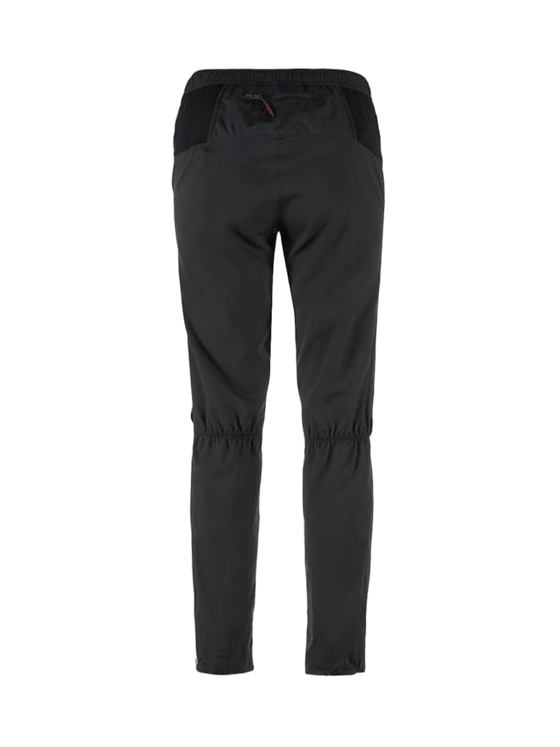 Straight Black Pants With Elastic Waistband