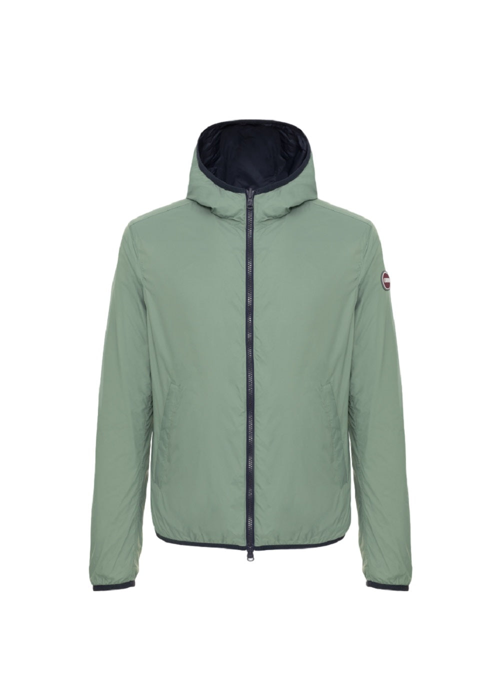 Reversible Jacket With Fixed Hood