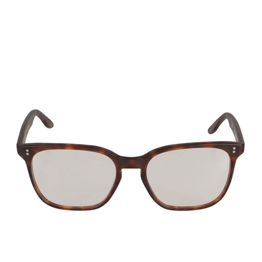 York Rectangular Tortoiseshell Frame Eyeglasses with Metallic Accents