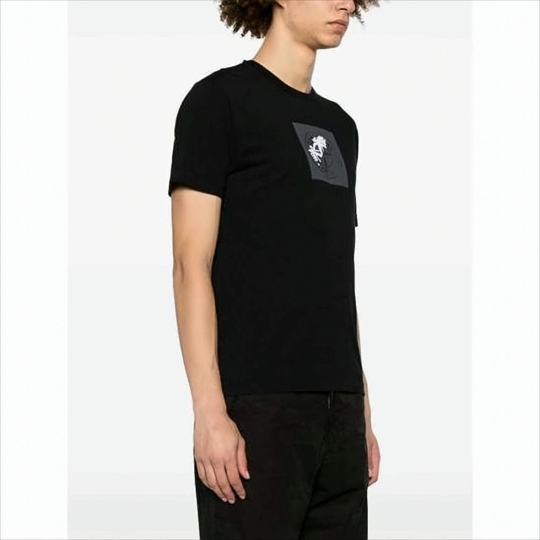 Short-Sleeve Cotton T-Shirt with Iconic Emblem