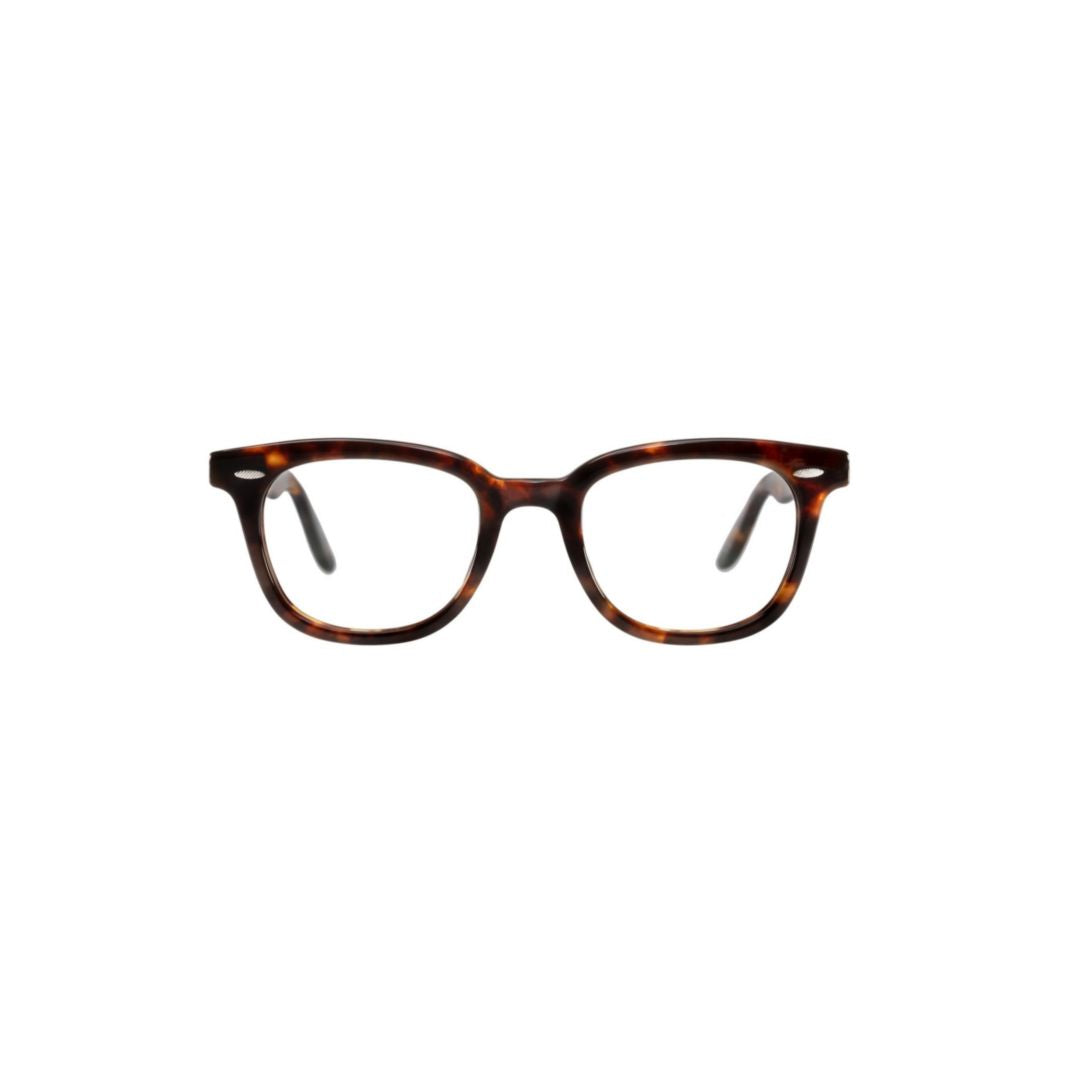 Cecil Classic Rectangular Eyeglasses with Tortoiseshell Acetate Finish